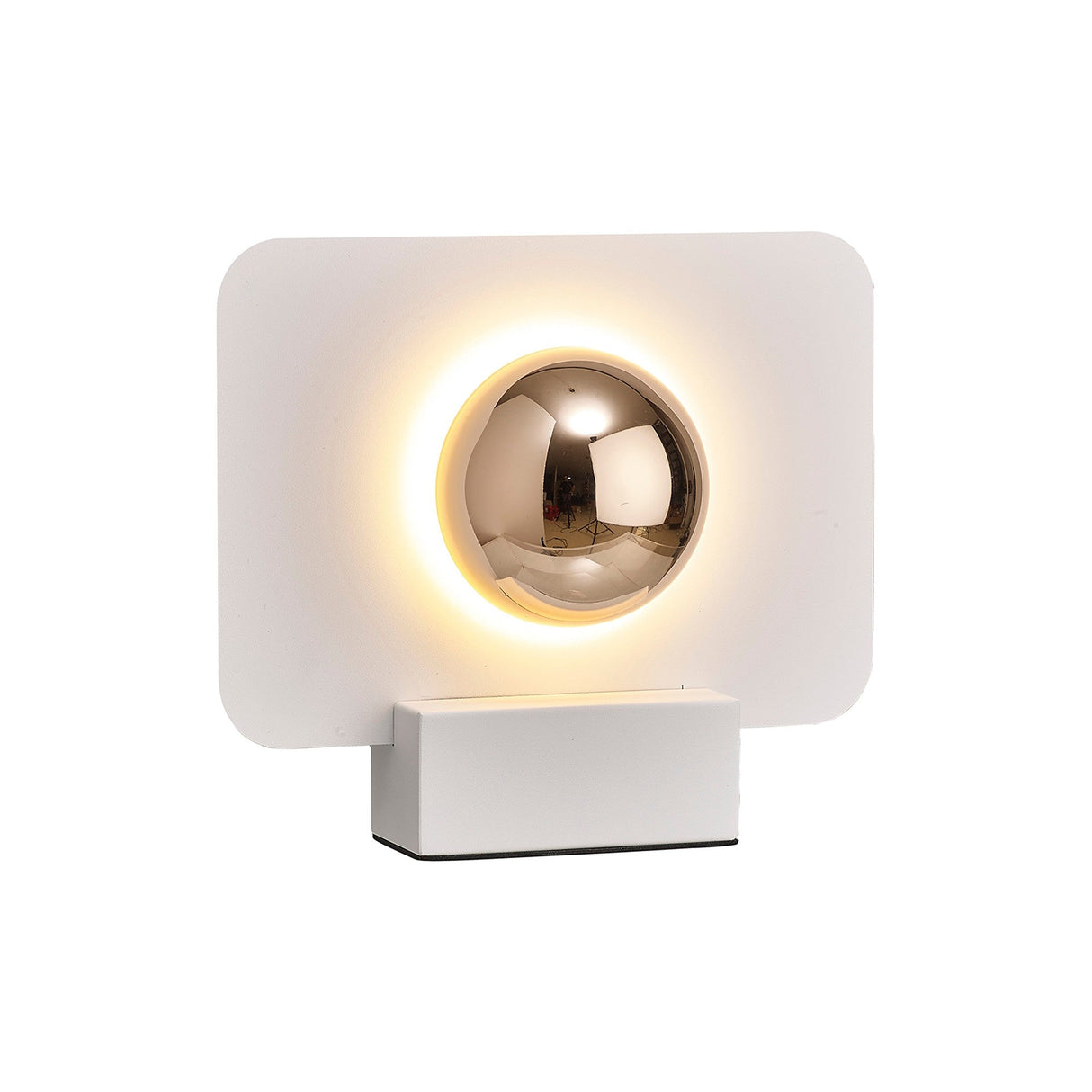 Alba LED Table Lamp 8W 3000K - White/French Gold