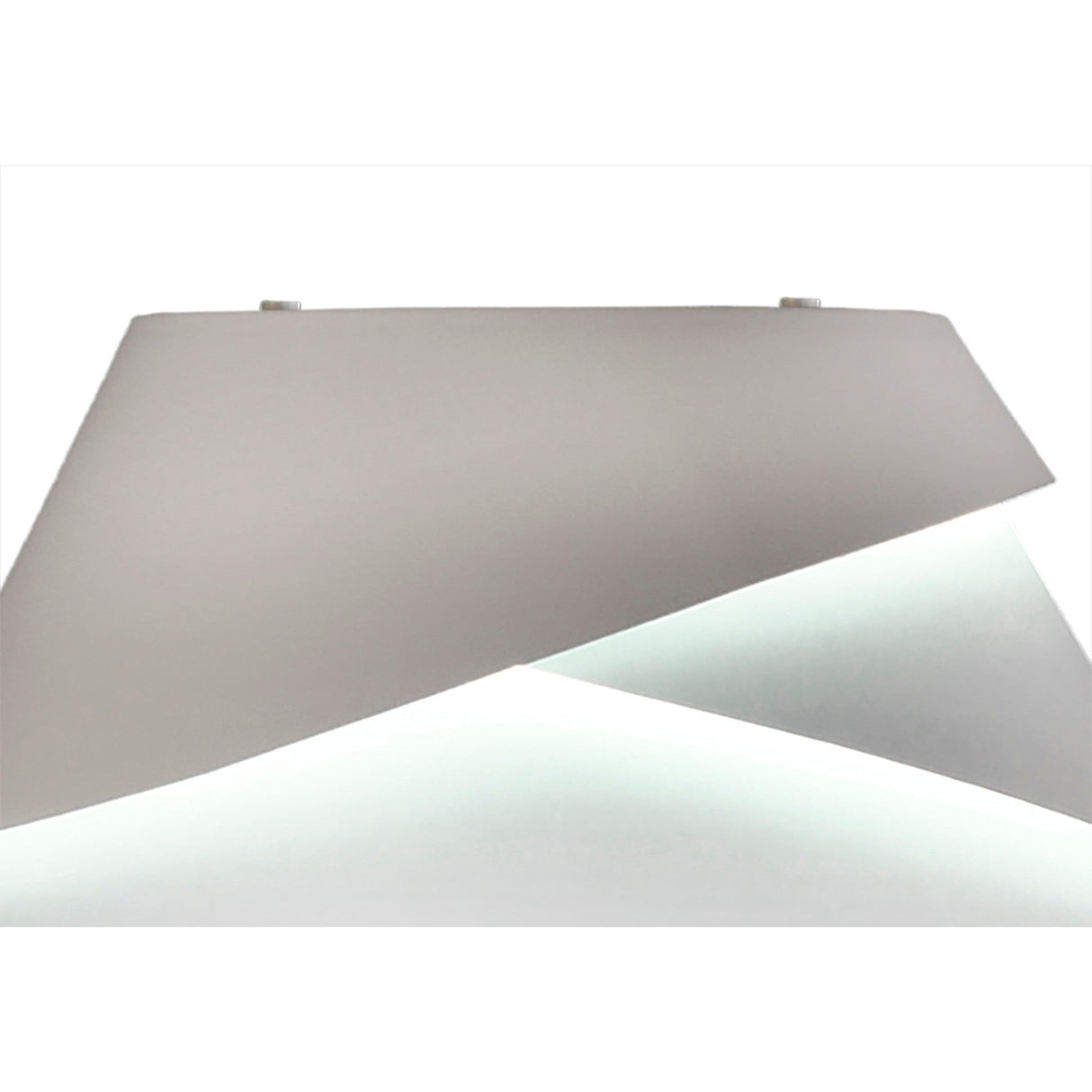 The Alboran 1 Light Floor Lamp in white and silver features a minimalist, modern design that emits soft white light—ideal for ambient lighting in sleek, contemporary interiors. Shown against a plain white background.