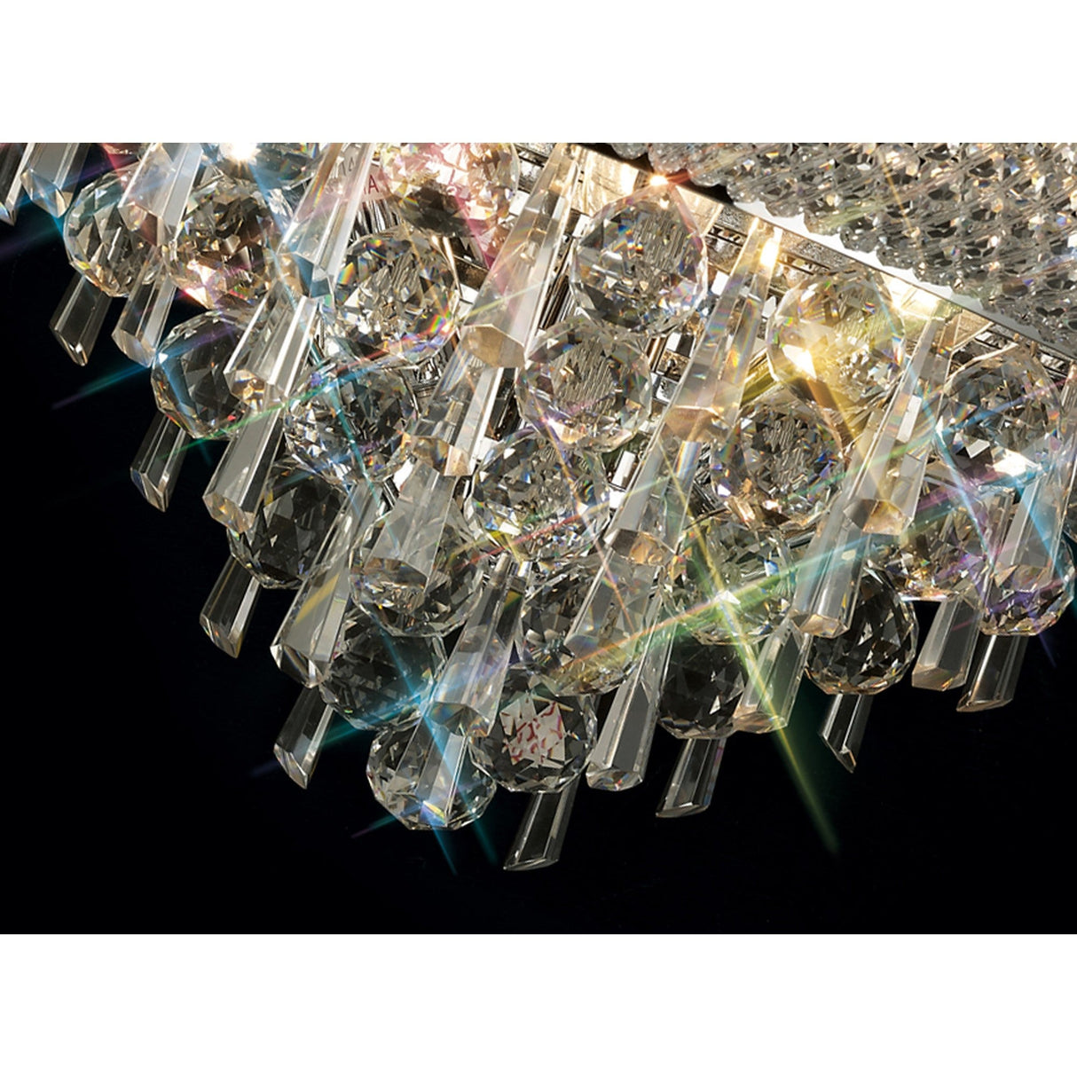 Alexandra Medium 3 Light Crystal Wall Light - Chrome