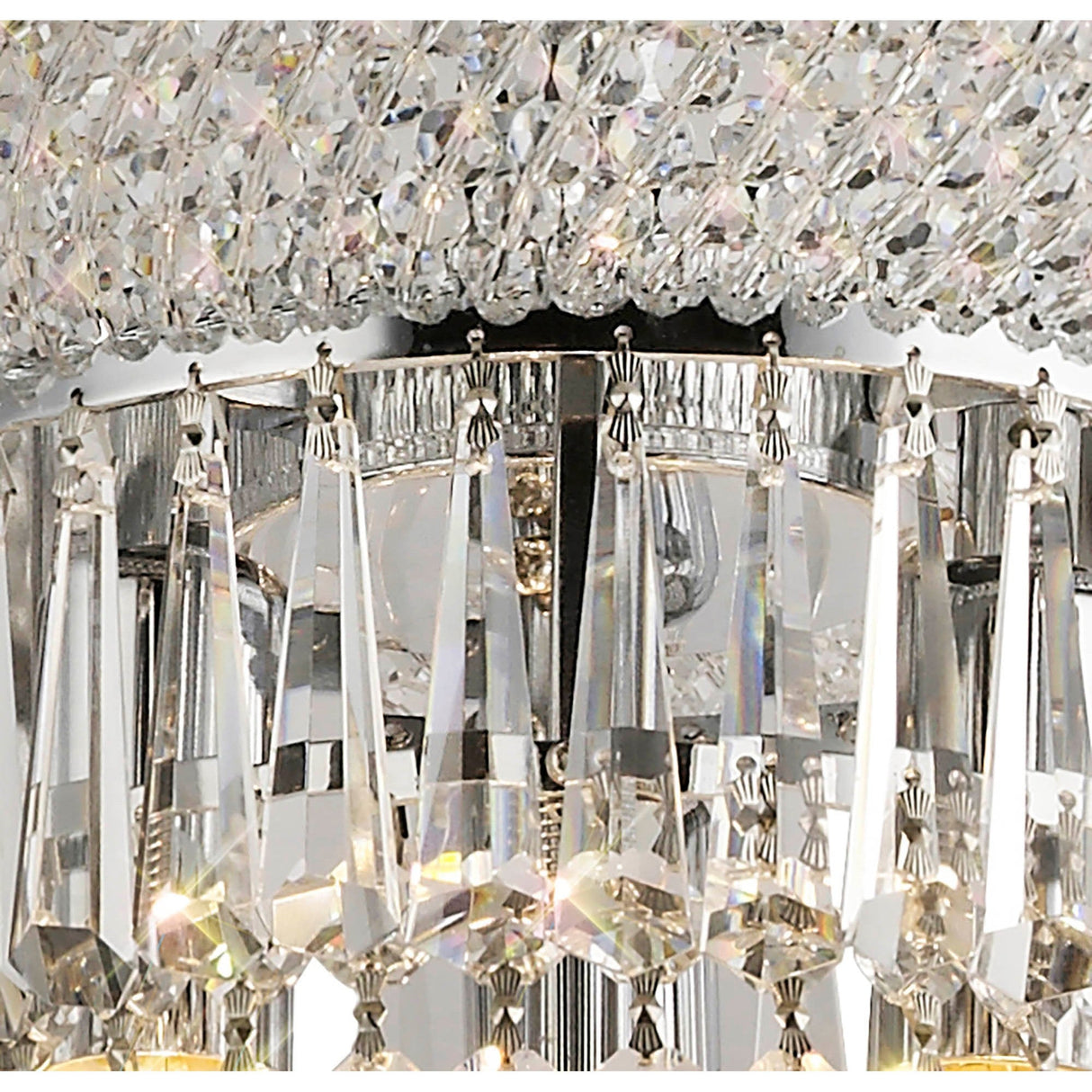 Alexandra 59cm 13 Light Crystal Chandelier - Chrome