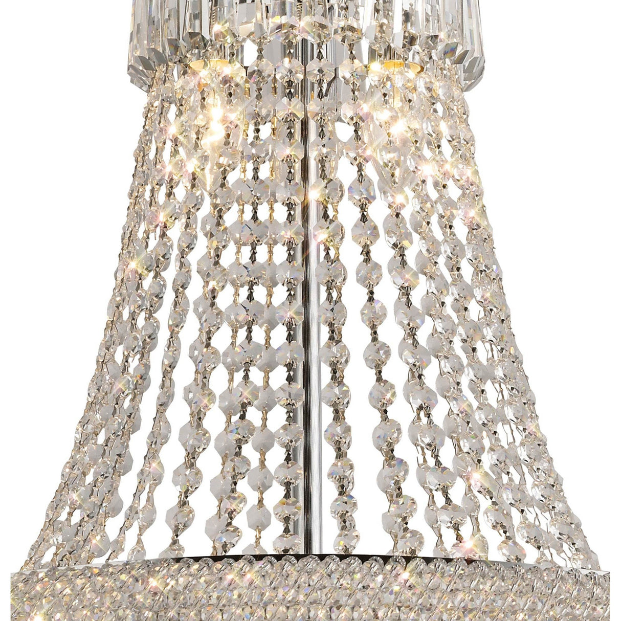 Alexandra 59cm 13 Light Crystal Chandelier - Chrome
