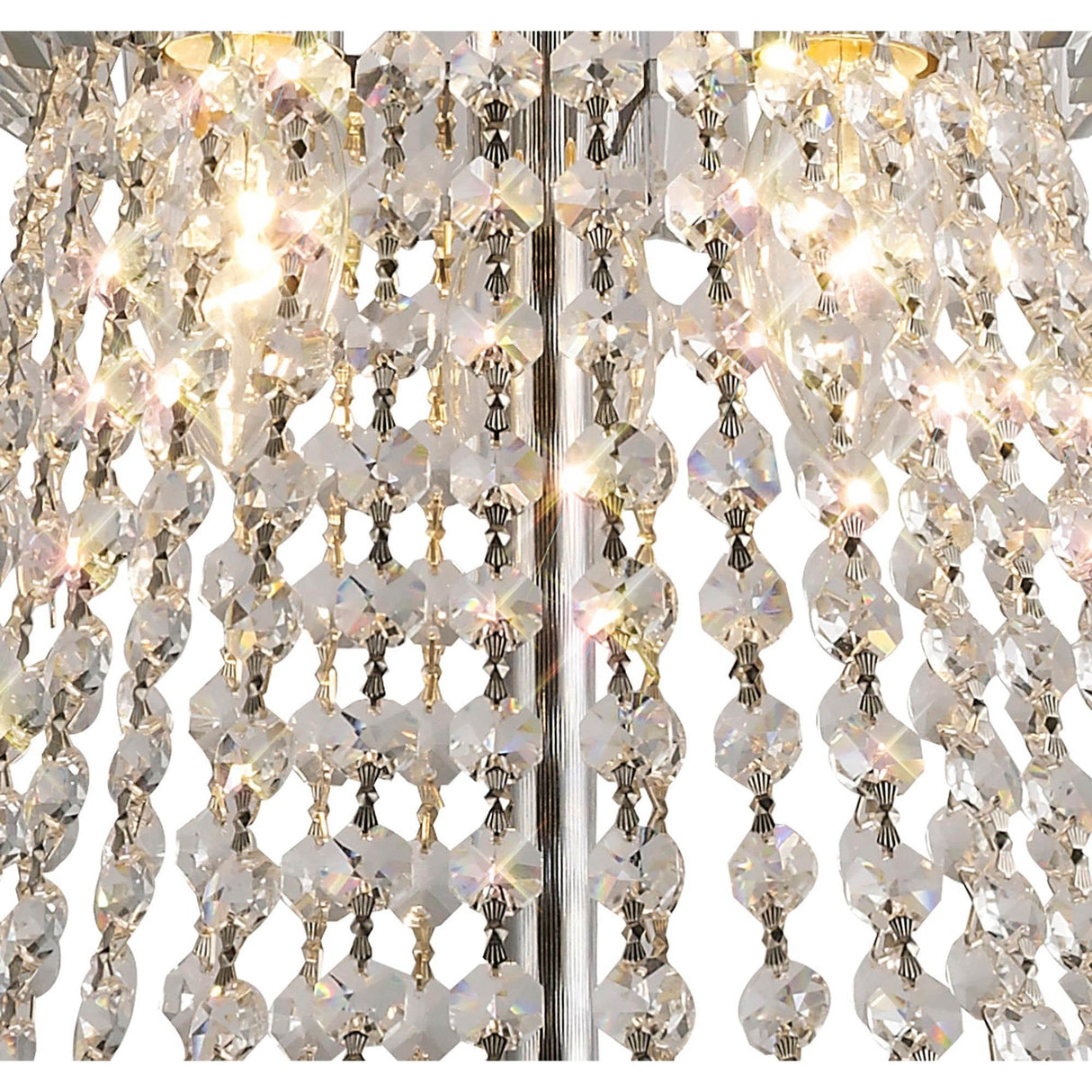 Alexandra 59cm 13 Light Crystal Chandelier - Chrome