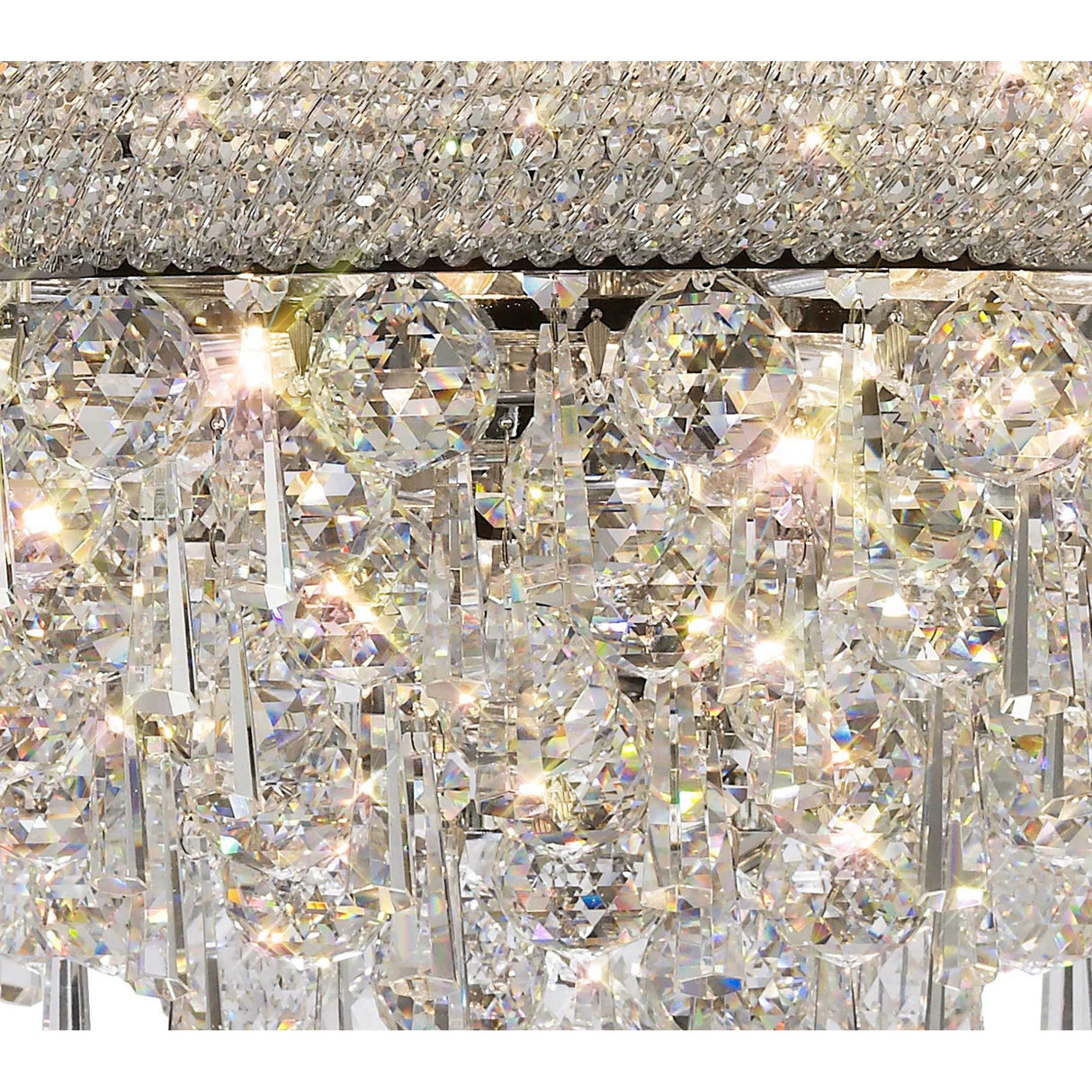 Alexandra 77cm 18 Light Crystal Chandelier - Chrome