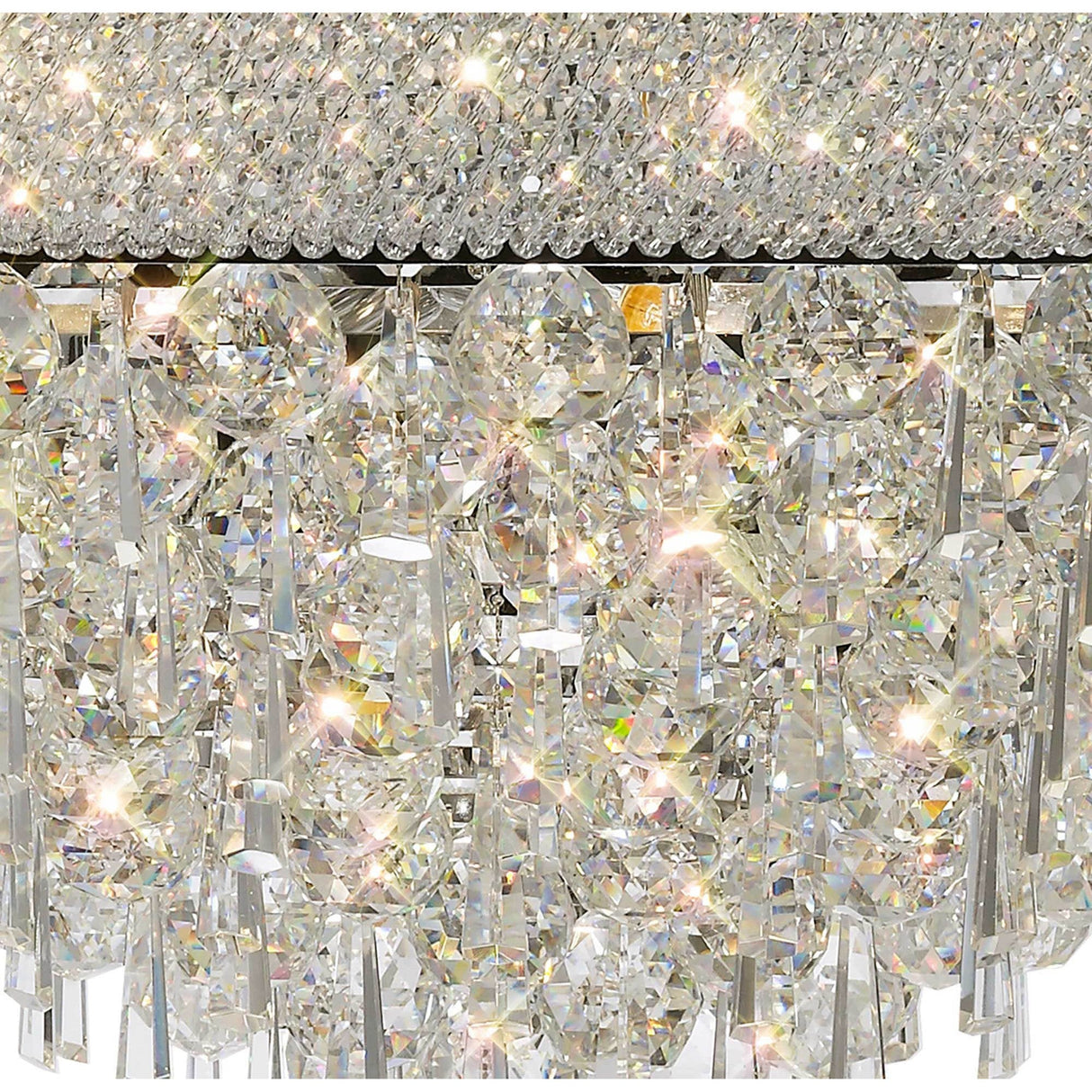 Alexandra 94cm 20 Light Crystal Chandelier - Chrome