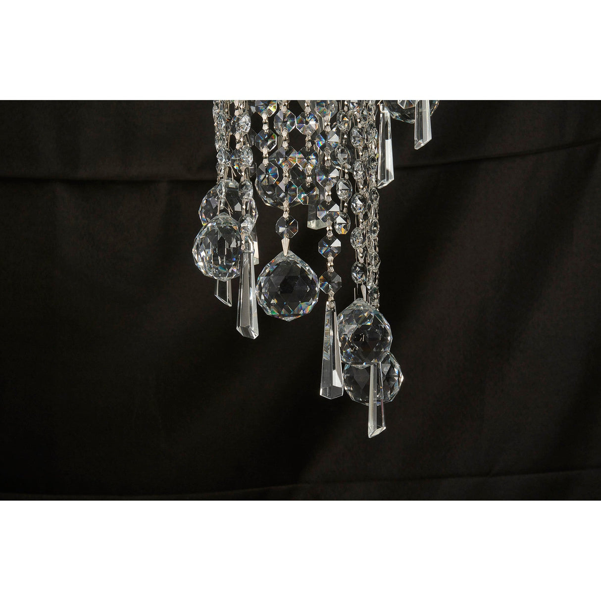 Alexandra 78cm 4 Layer Spiral 49 Light Crystal Chandelier - Chrome