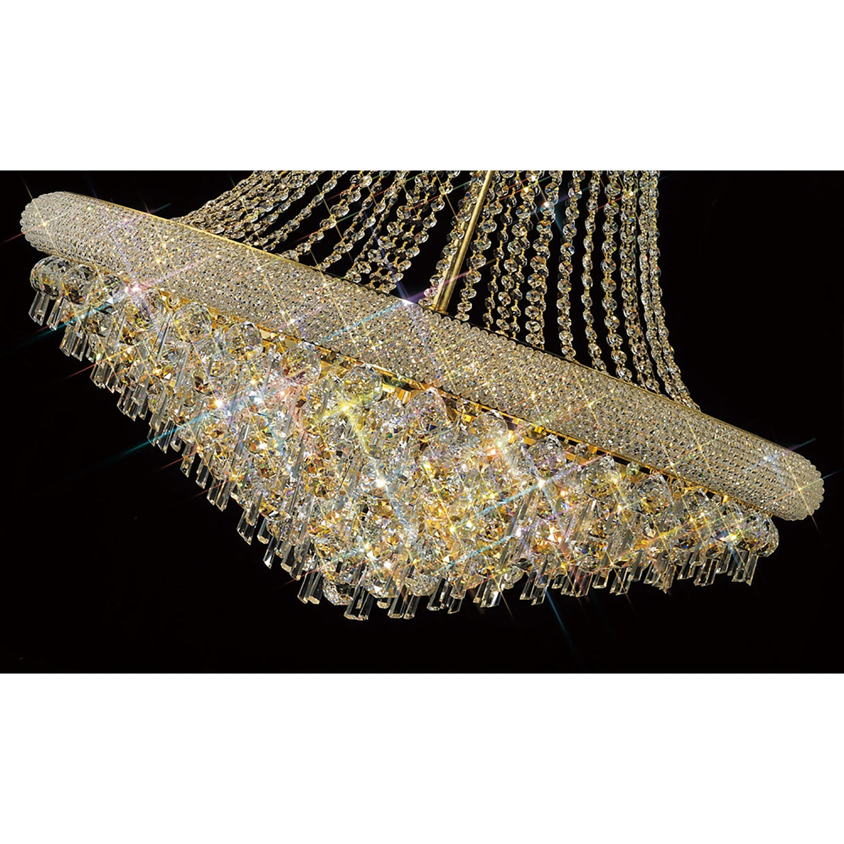 Alexandra 77cm 18 Light Crystal Chandelier - Gold