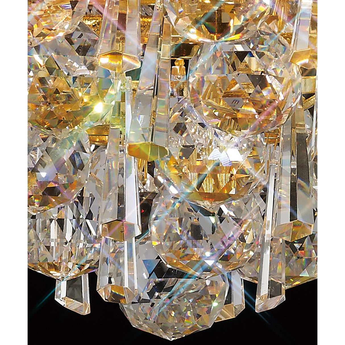Alexandra 77cm 18 Light Crystal Chandelier - Gold
