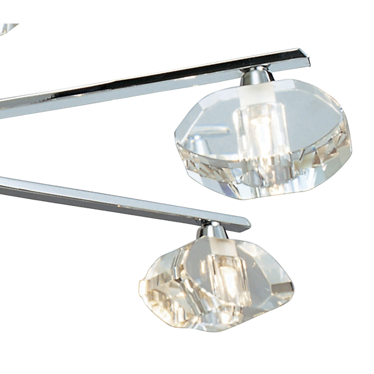 Alfa 80cm Chandelier 8 Light - Polished Chrome