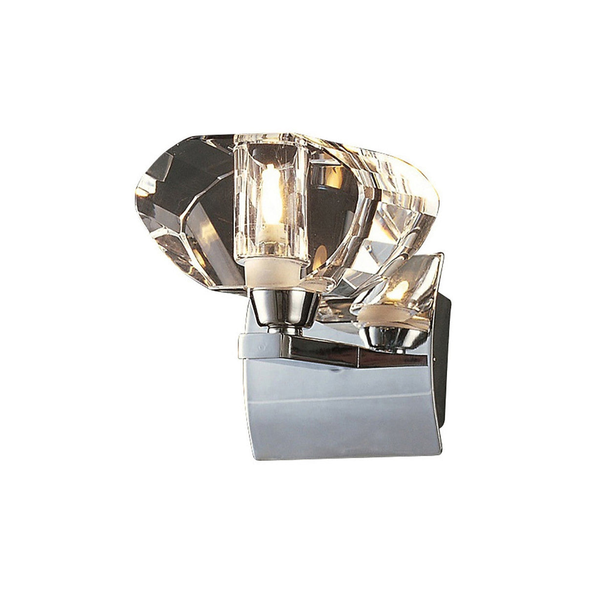 Alfa 1 Light Wall Lamp - Polished Chrome