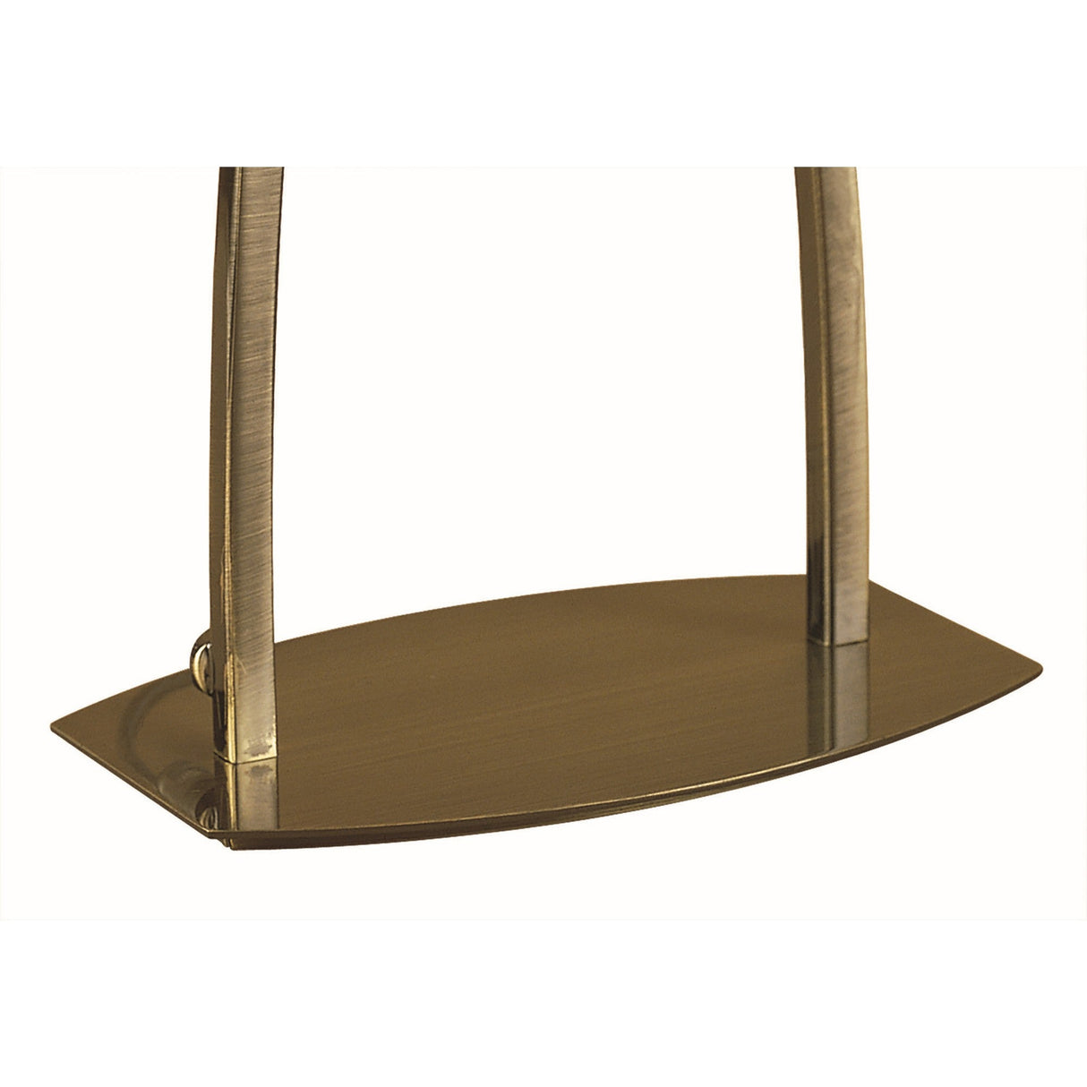 Alfa Large 1 Light Crystal Table Lamp - Antique Brass