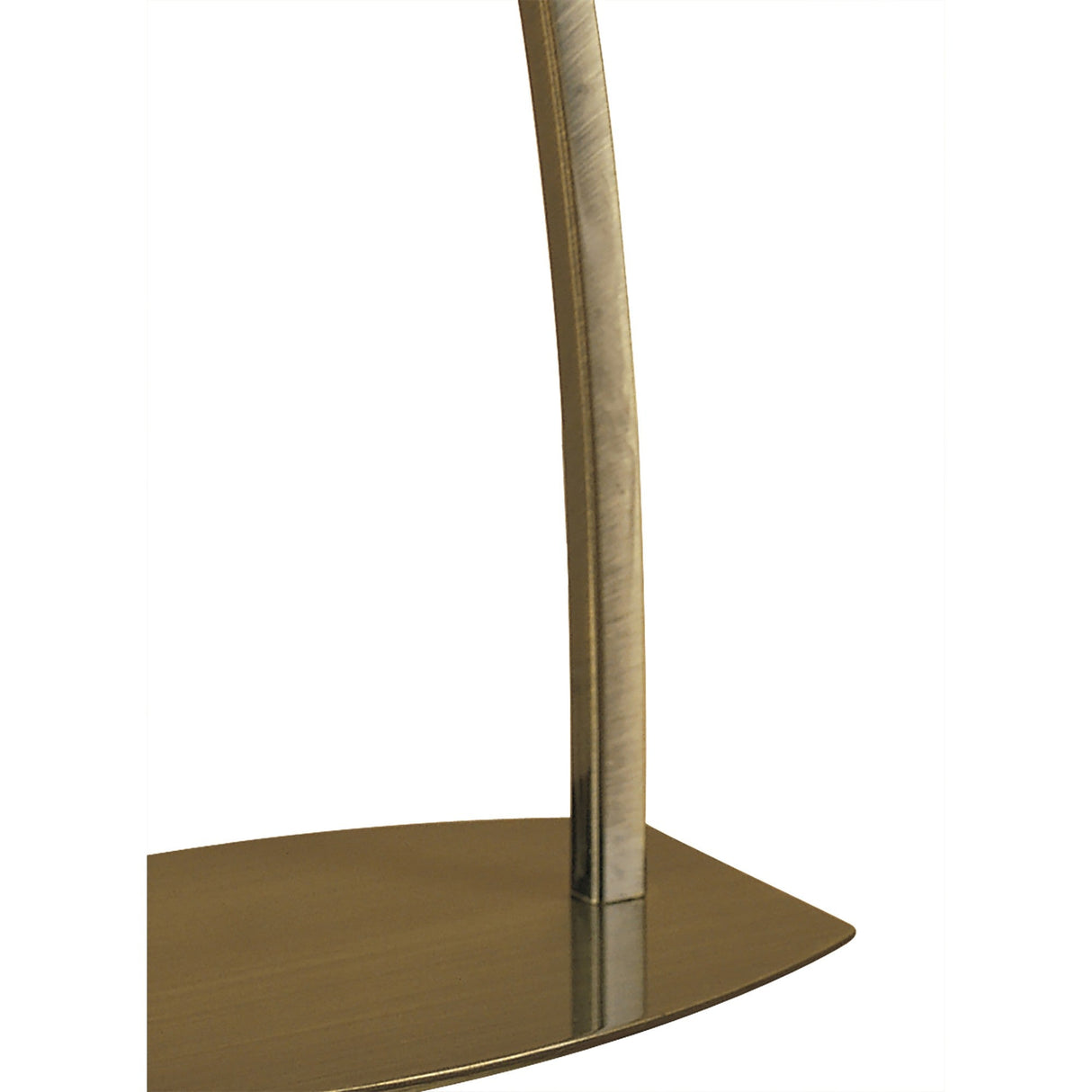 Alfa Large 1 Light Crystal Table Lamp - Antique Brass