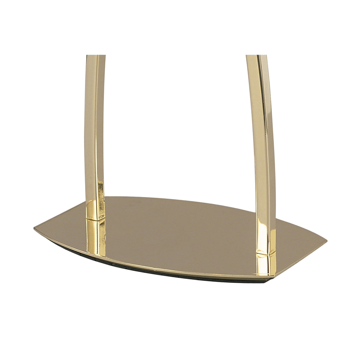 Alfa Large 1 Light Crystal Table Lamp - Polished Brass