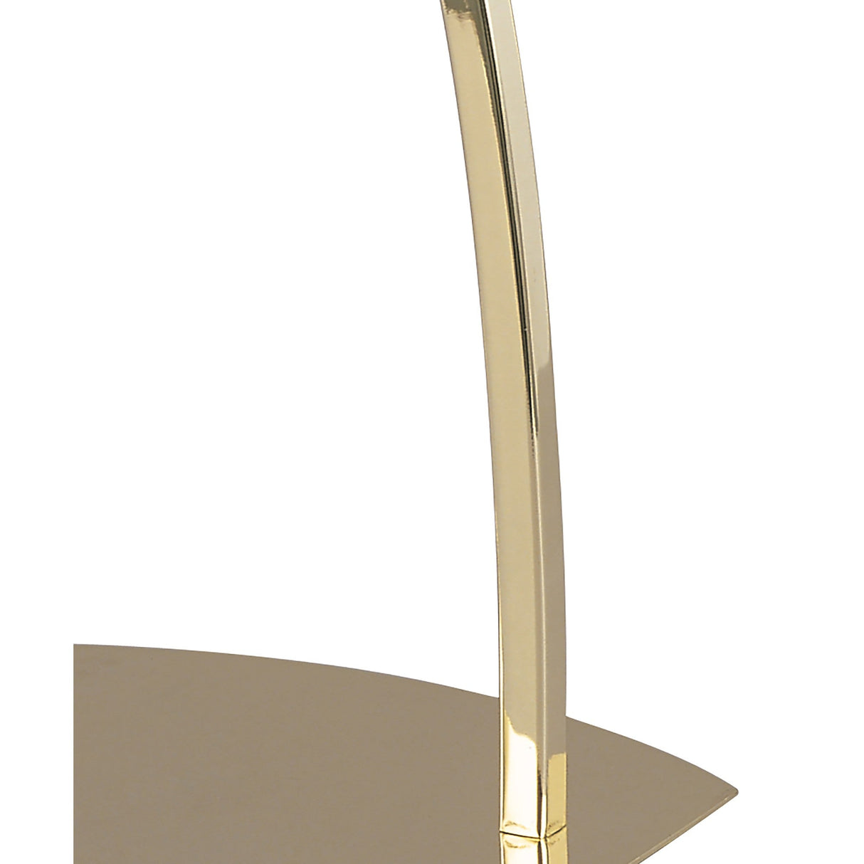 Alfa Large 1 Light Crystal Table Lamp - Polished Brass