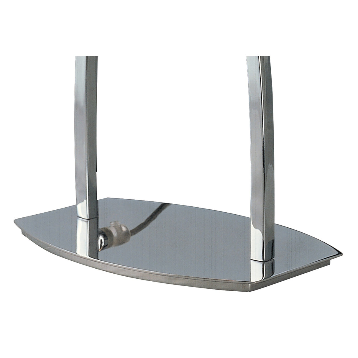 Alfa Large 1 Light Crystal Table Lamp - Polished Chrome