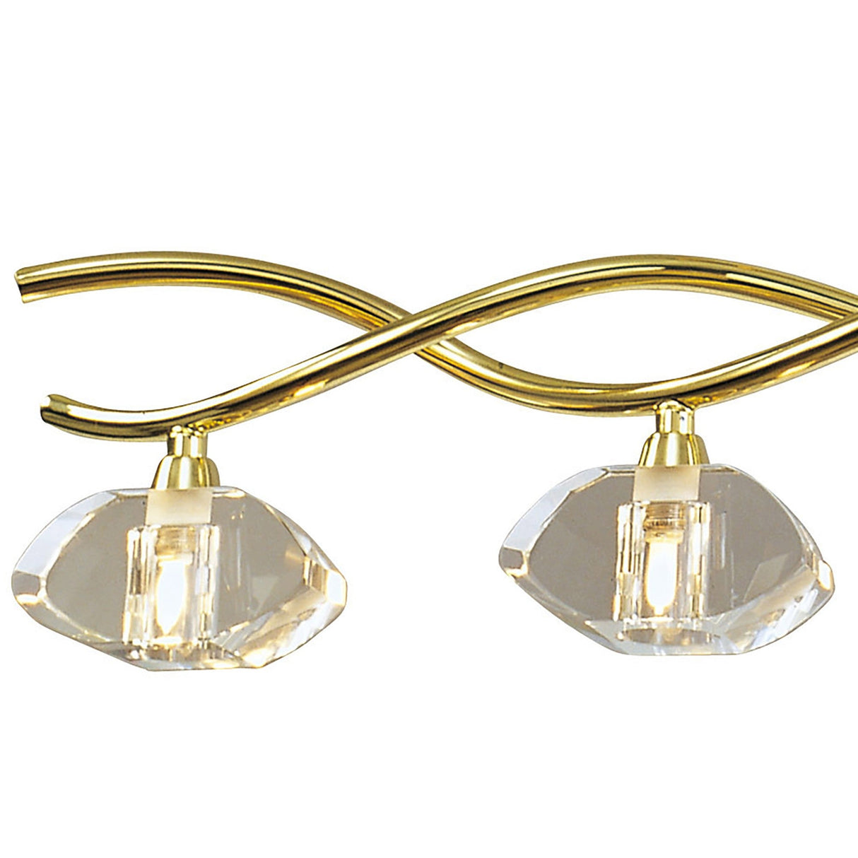 Alfa Linear 5 Light Linear Suspension Light - Polished Brass