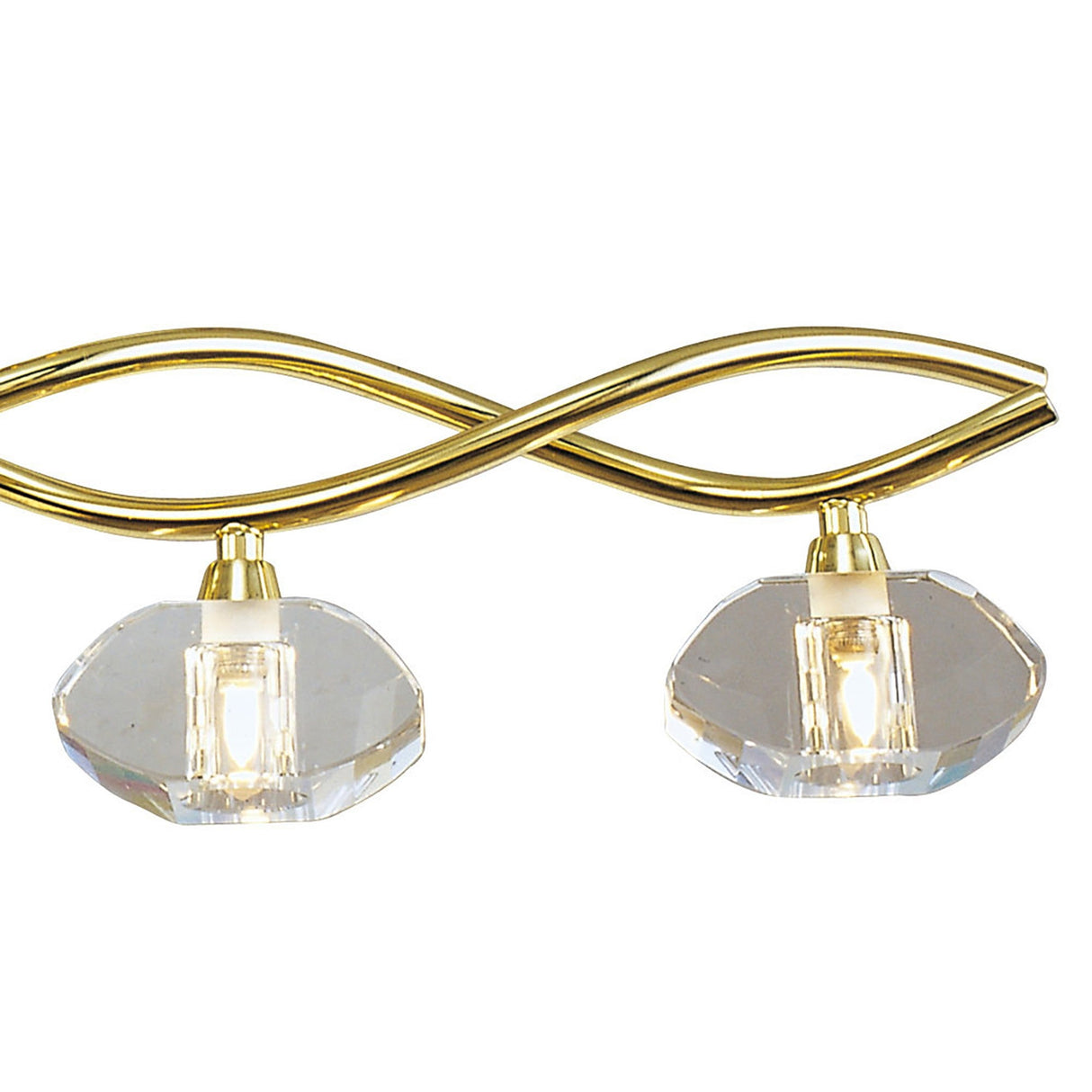 Alfa Linear 5 Light Linear Suspension Light - Polished Brass