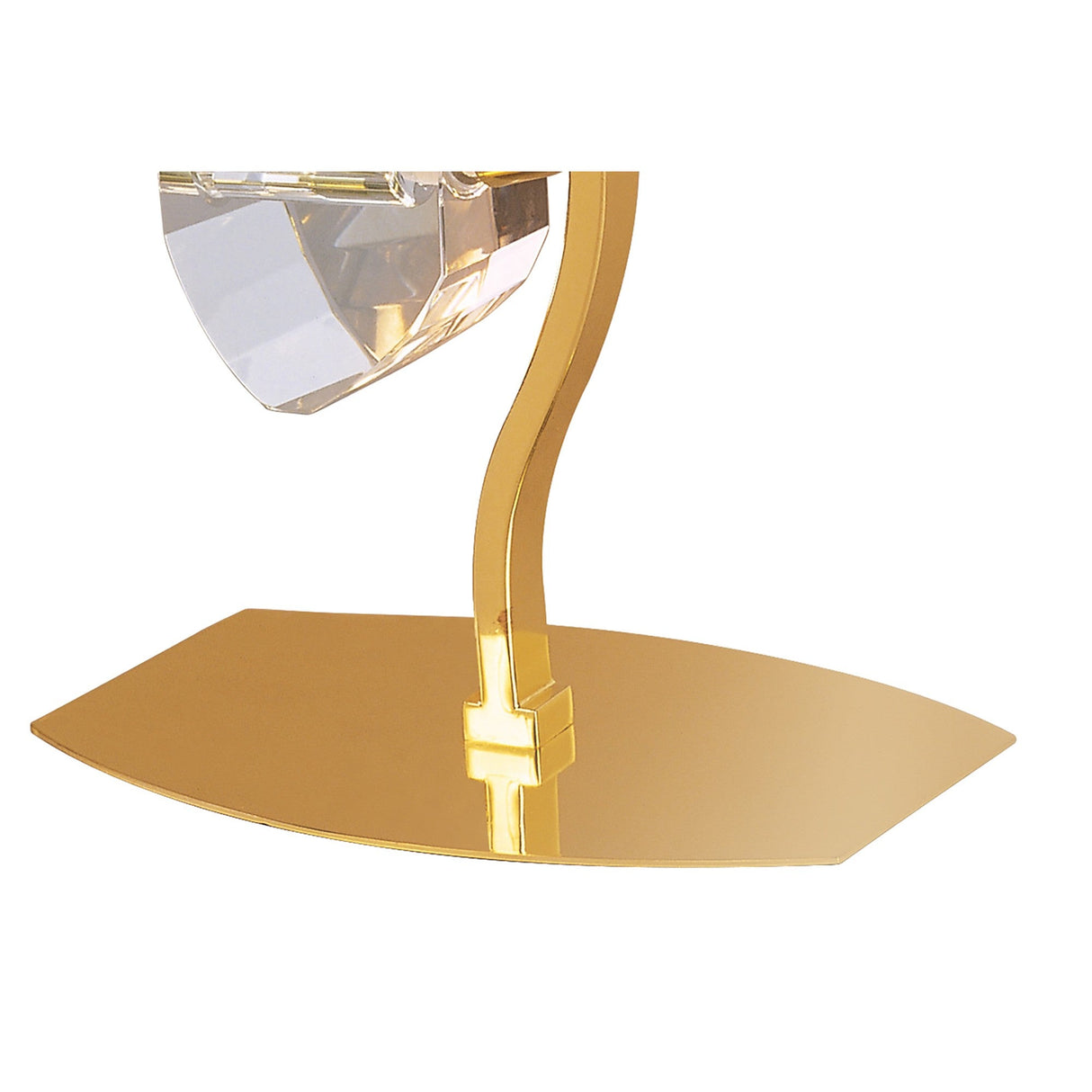 Alfa 2 Light Crystal Table Lamp - French Gold