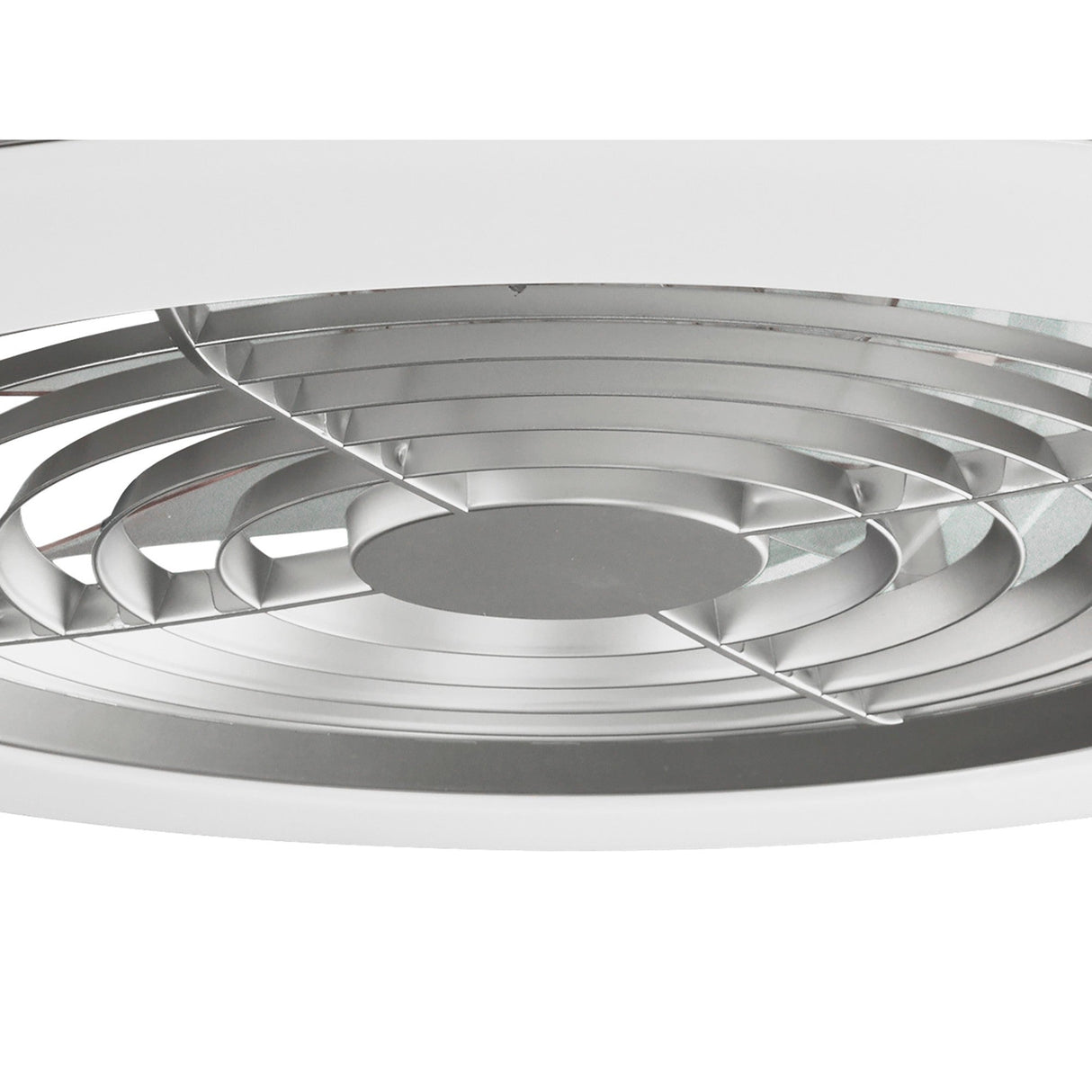 Alisio CCT Dimmable LED Ceiling Retractable Fan Light With Remote & APP Control - Chrome/Grey