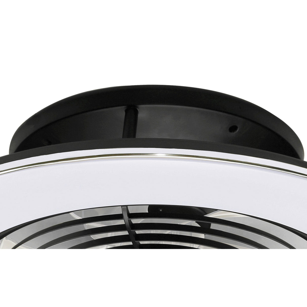 Alisio CCT Dimmable LED Ceiling Retractable Fan Light With Remote & APP Control - Black/White