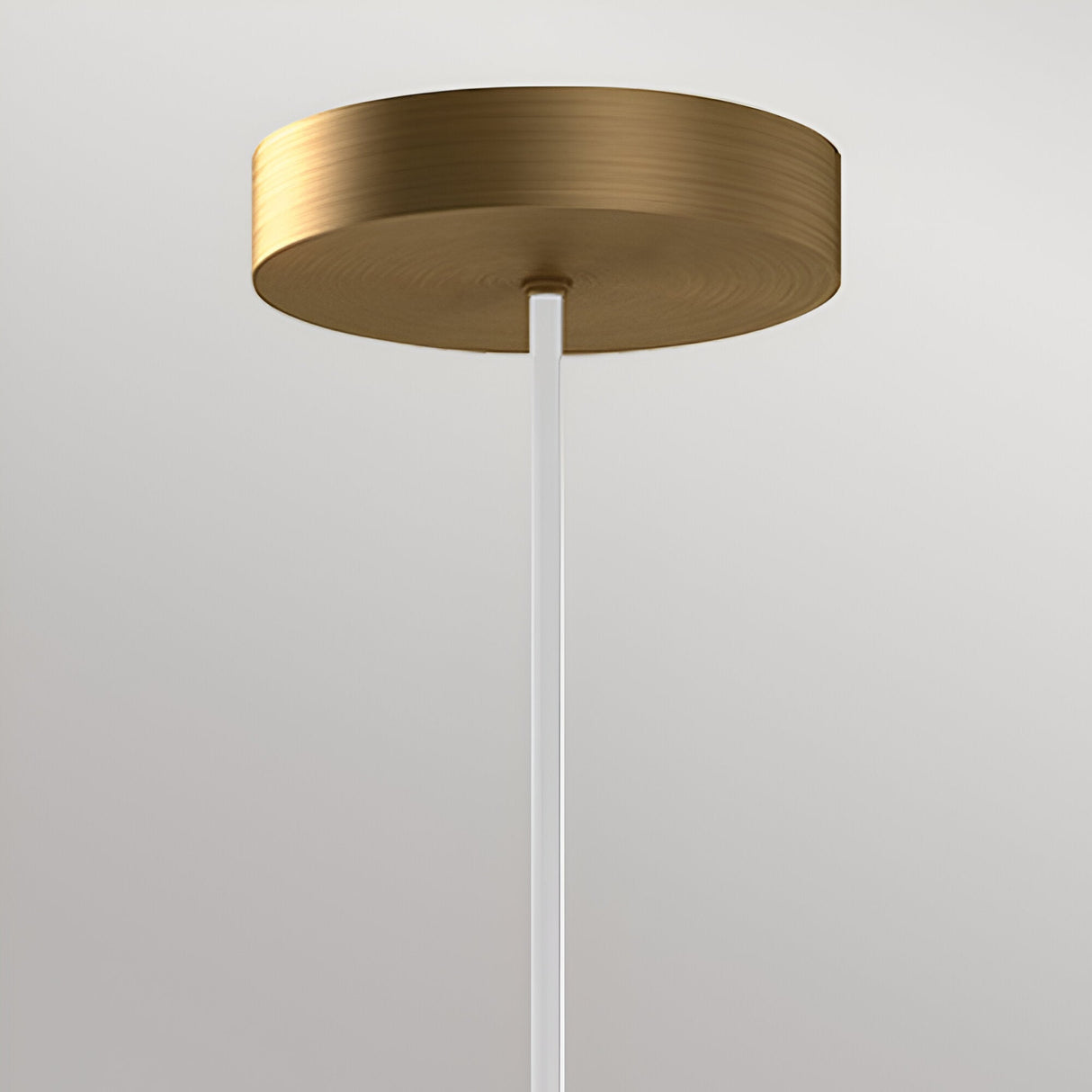 Bijou LED Glass Pendant 20W 3000K - White/Aged Gold