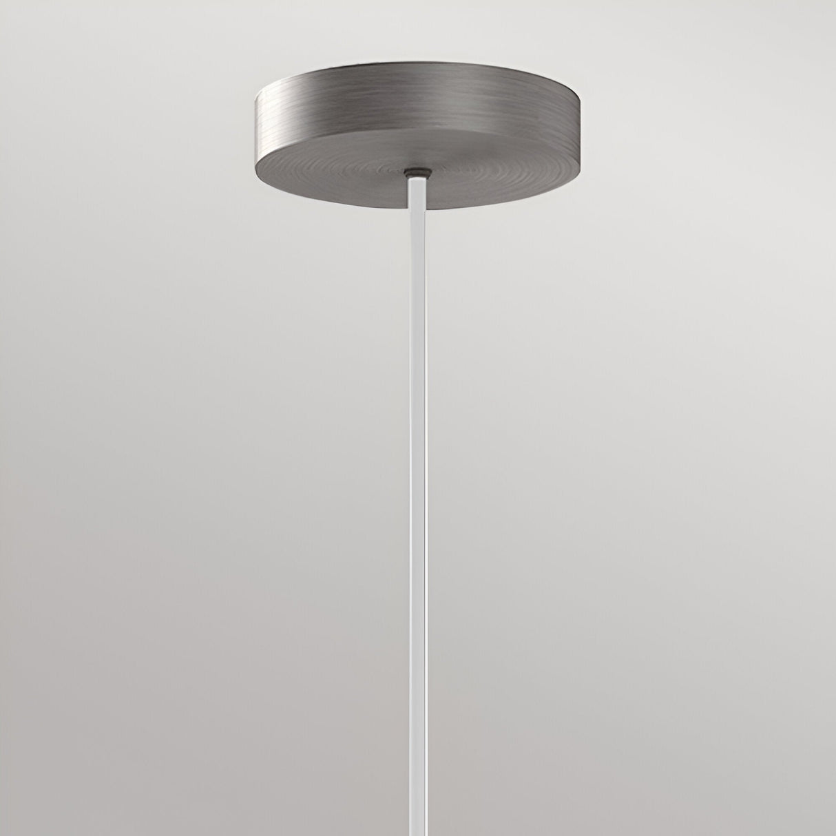 Bijou LED Glass Pendant 20W 3000K - White/Silver