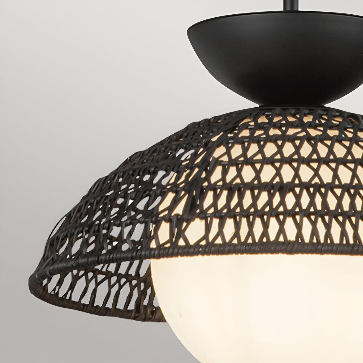 Perth 1 Light Pendant - Matte Black