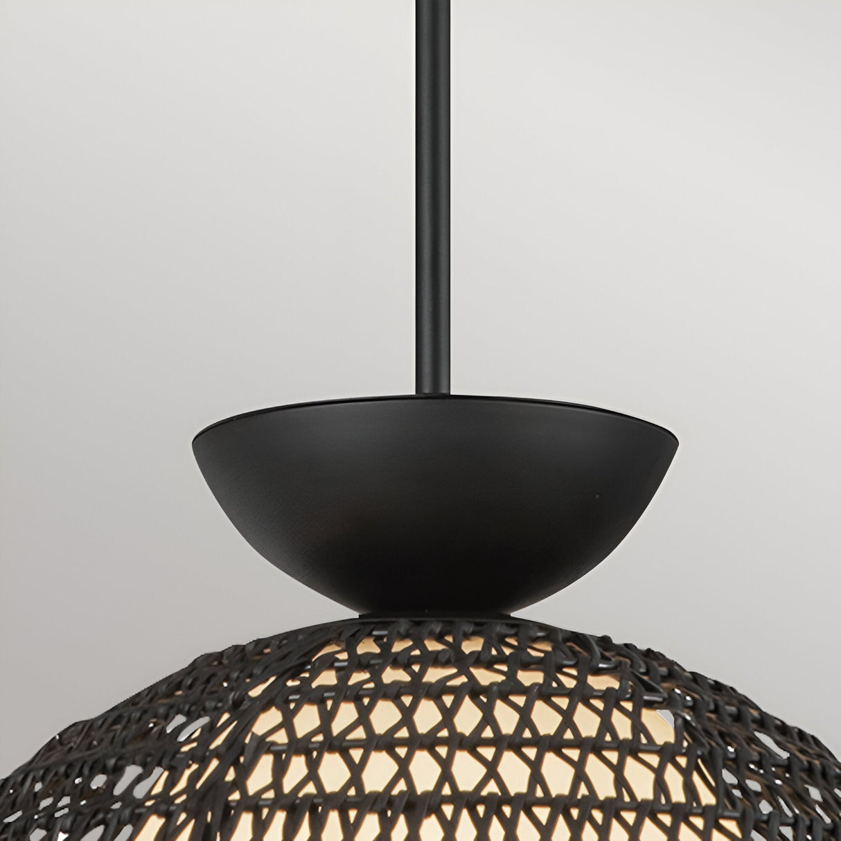 Perth 1 Light Pendant - Matte Black