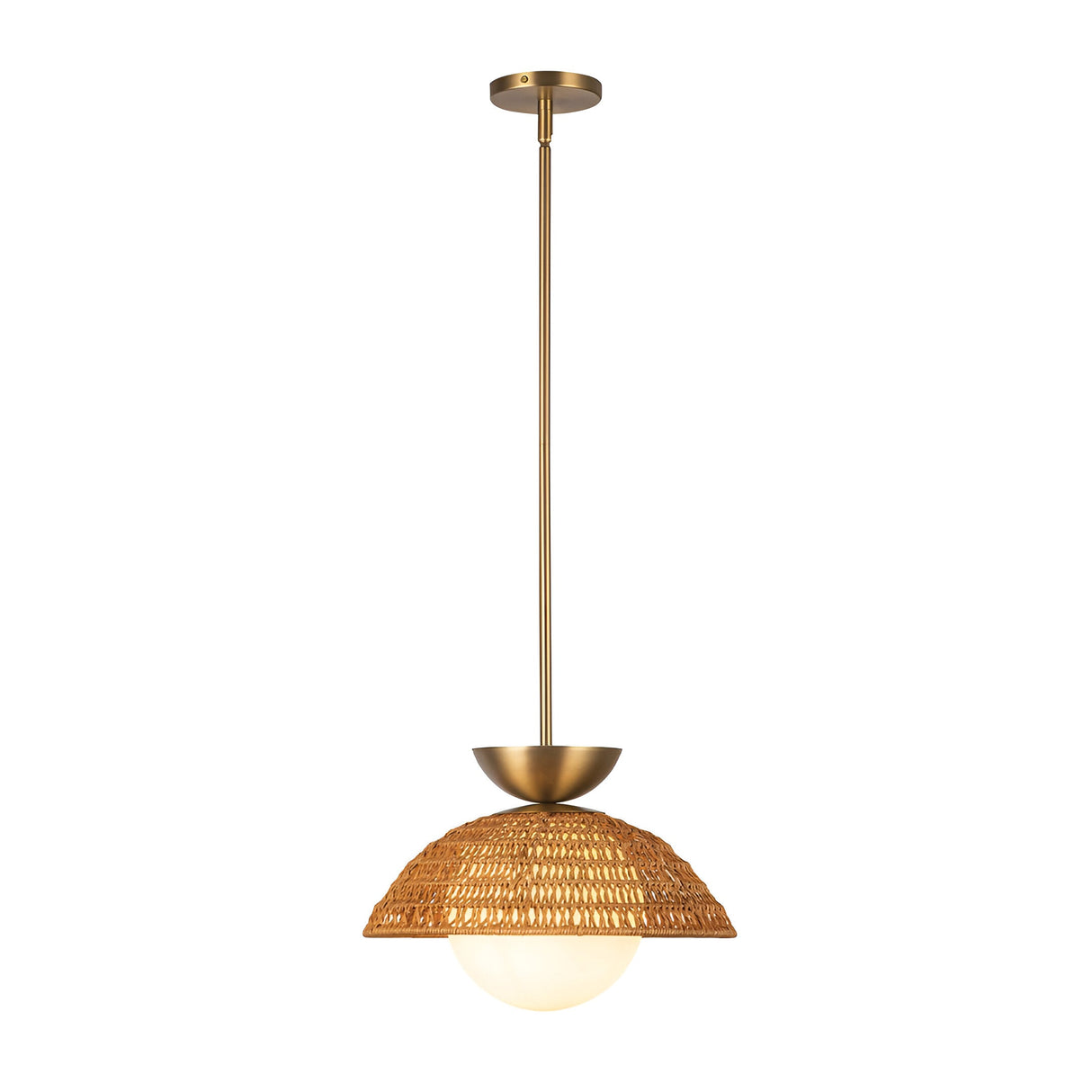 Perth 1 Light Pendant - Brushed Gold