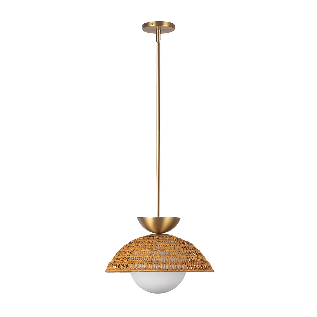 Perth 1 Light Pendant - Brushed Gold