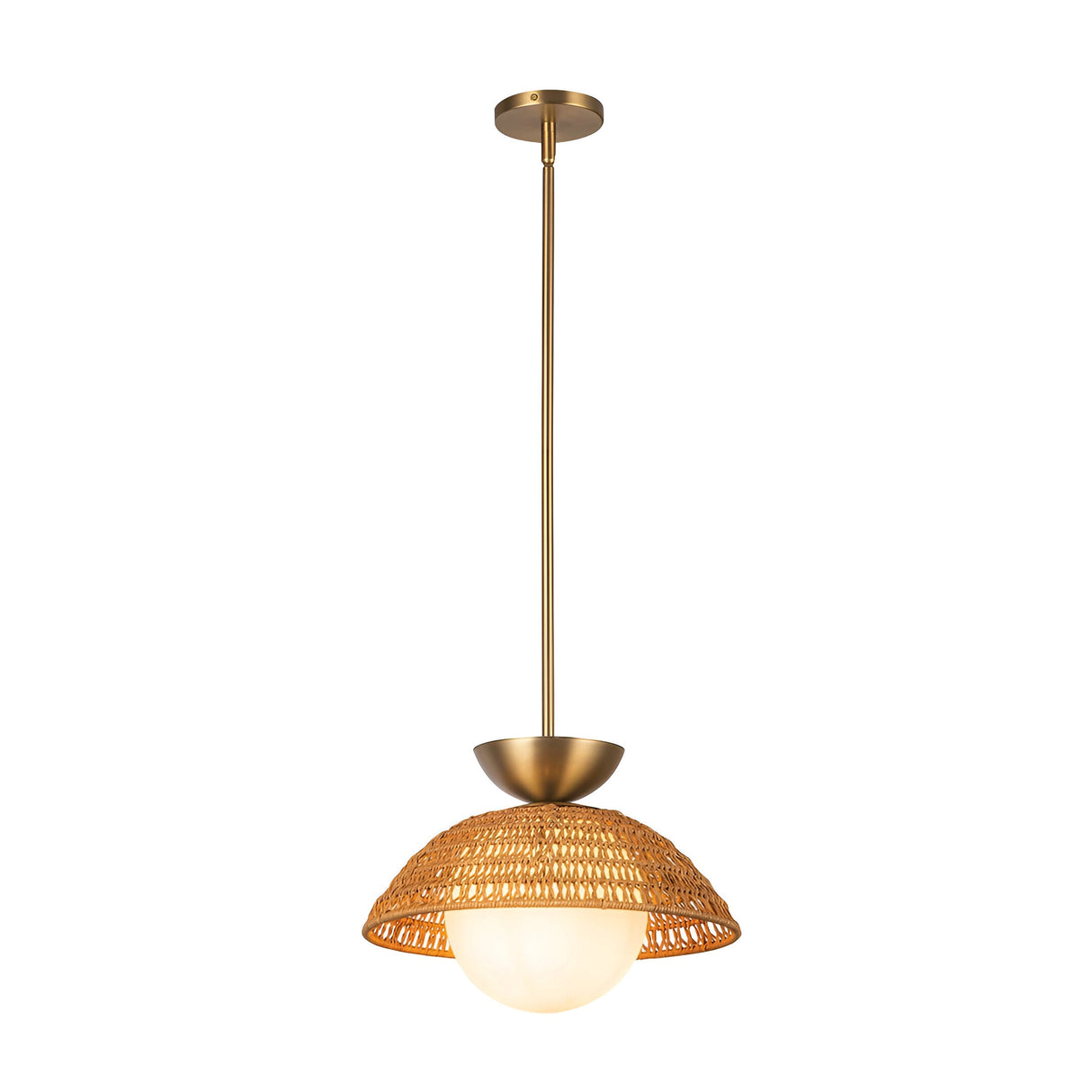 Perth 1 Light Pendant - Brushed Gold