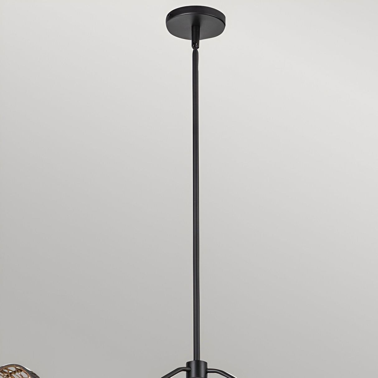 Perth 3 Light Chandelier - Matte Black