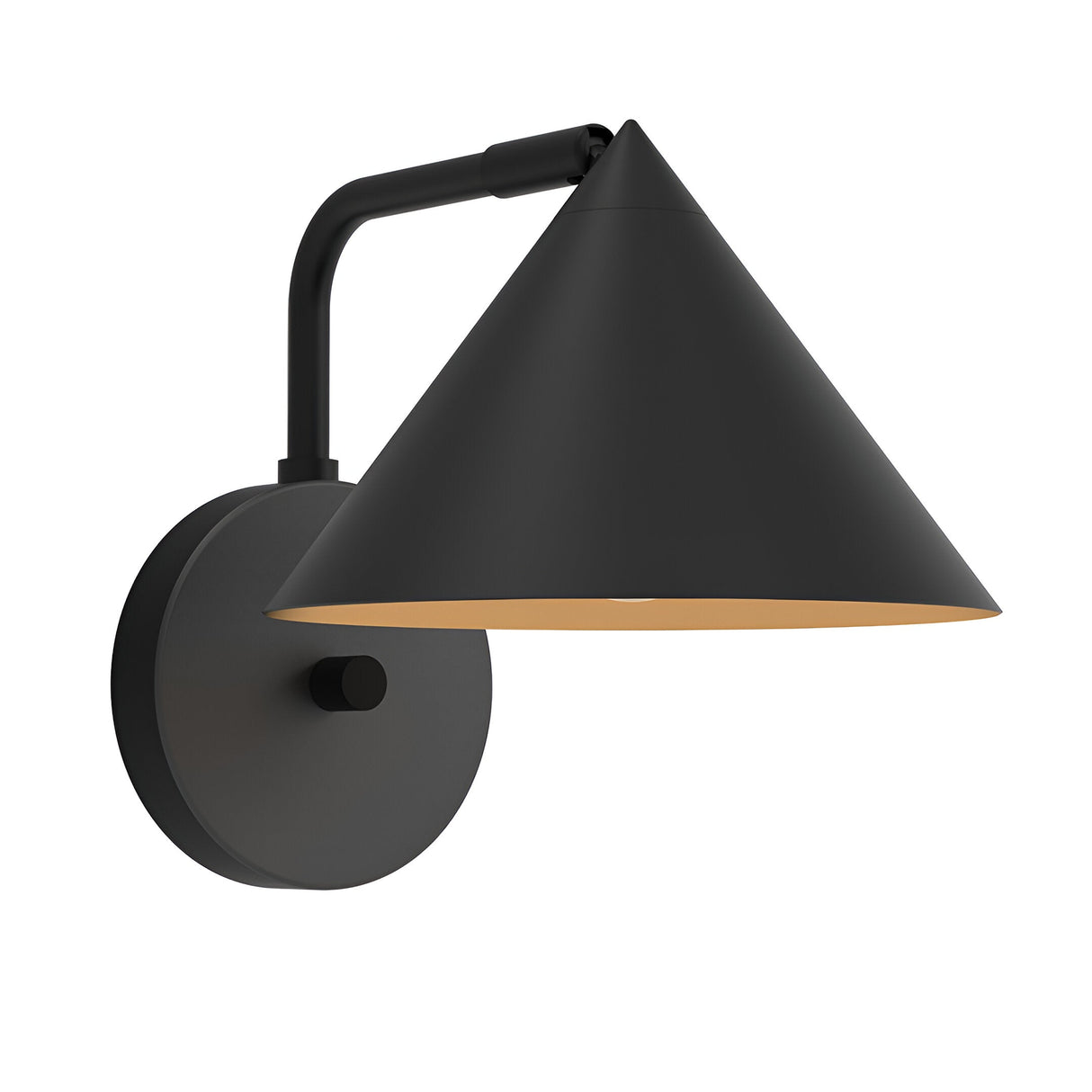 Remyck 1 Light Wall Light - Matte Black