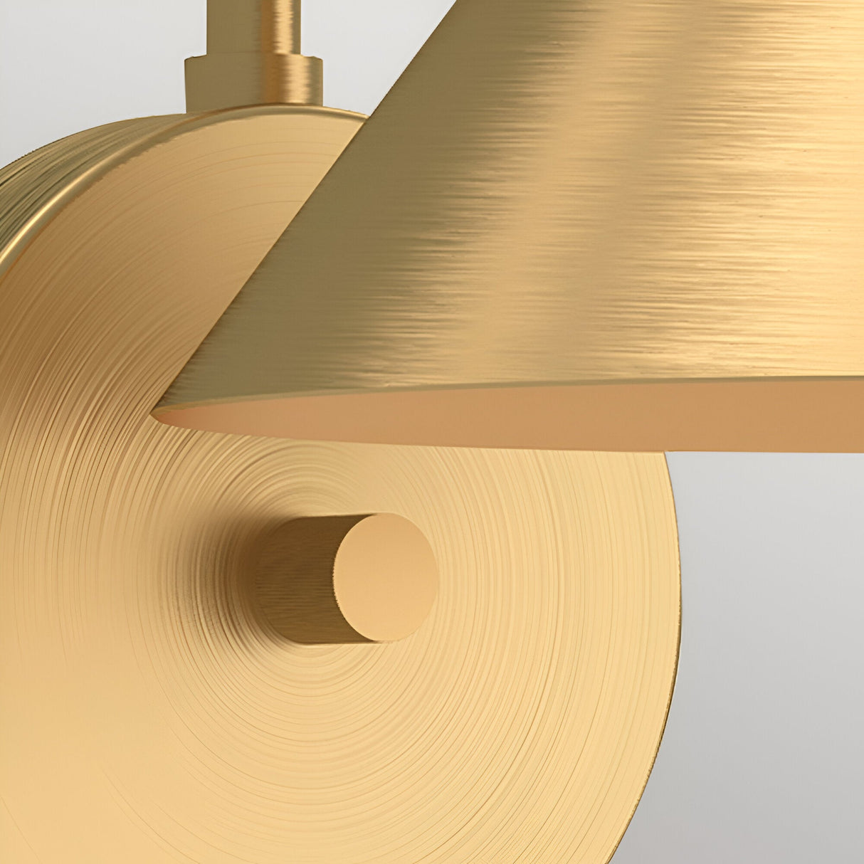 Remyck 1 Light Wall Light - Brushed Gold