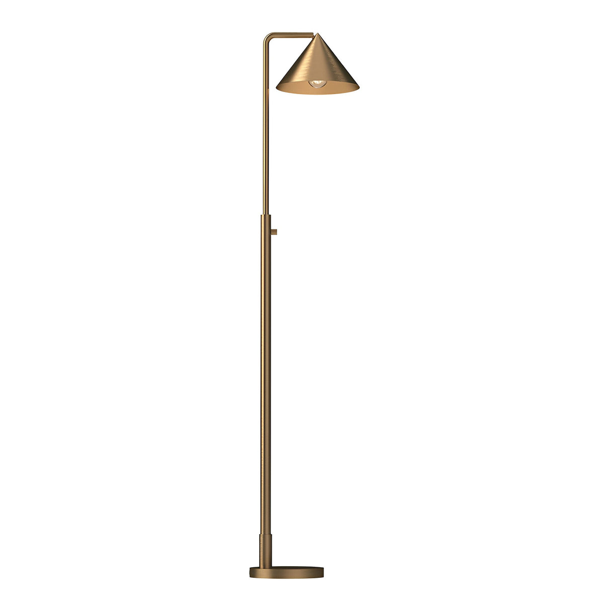 Remyck 1 Light Floor Lamp - Brushed Gold