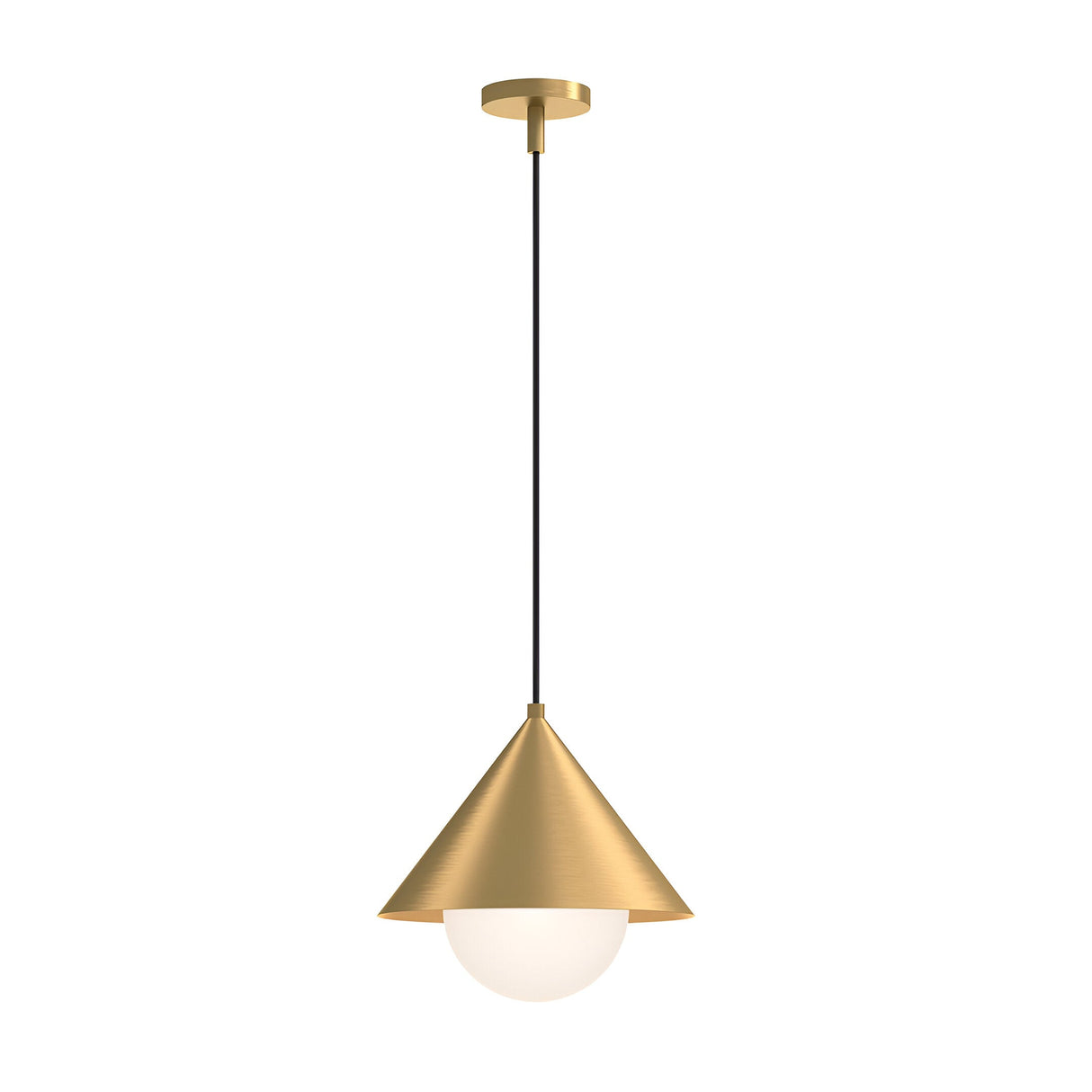 Remyck 1 Light Pendant - Brushed Gold