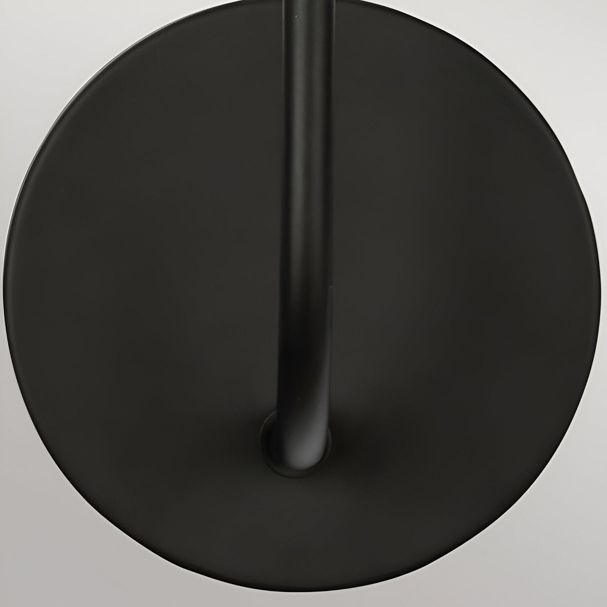 Sylvia 1 Light Glass Wall Light - Matte Black