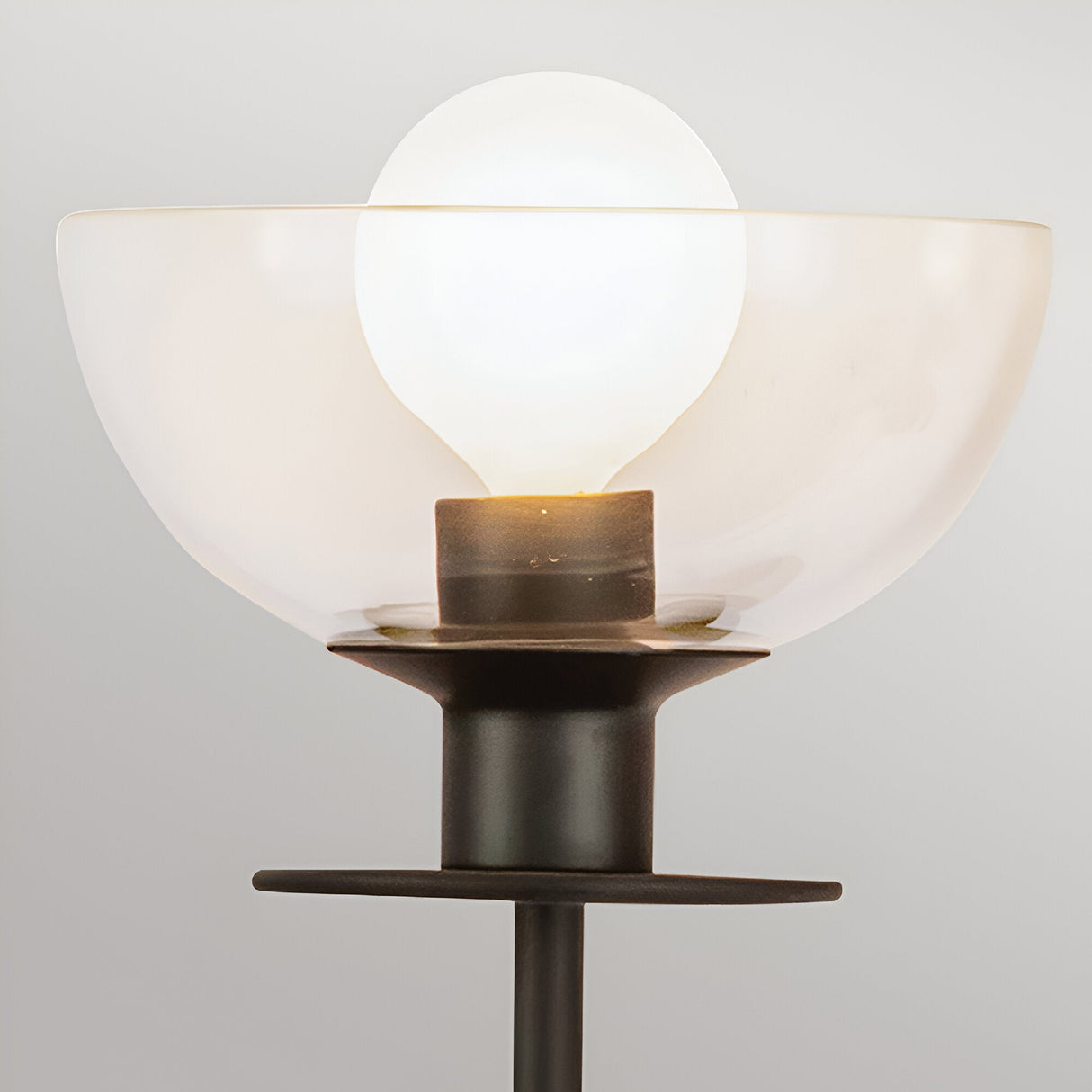 Sylvia 2 Light Glass Wall Light - Matte Black