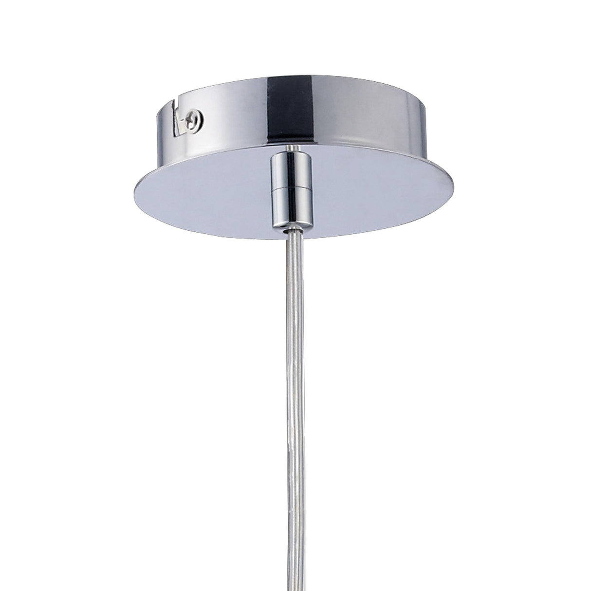 Amano 13cm 1 Light Crystal Pendant Light - Polished Chrome