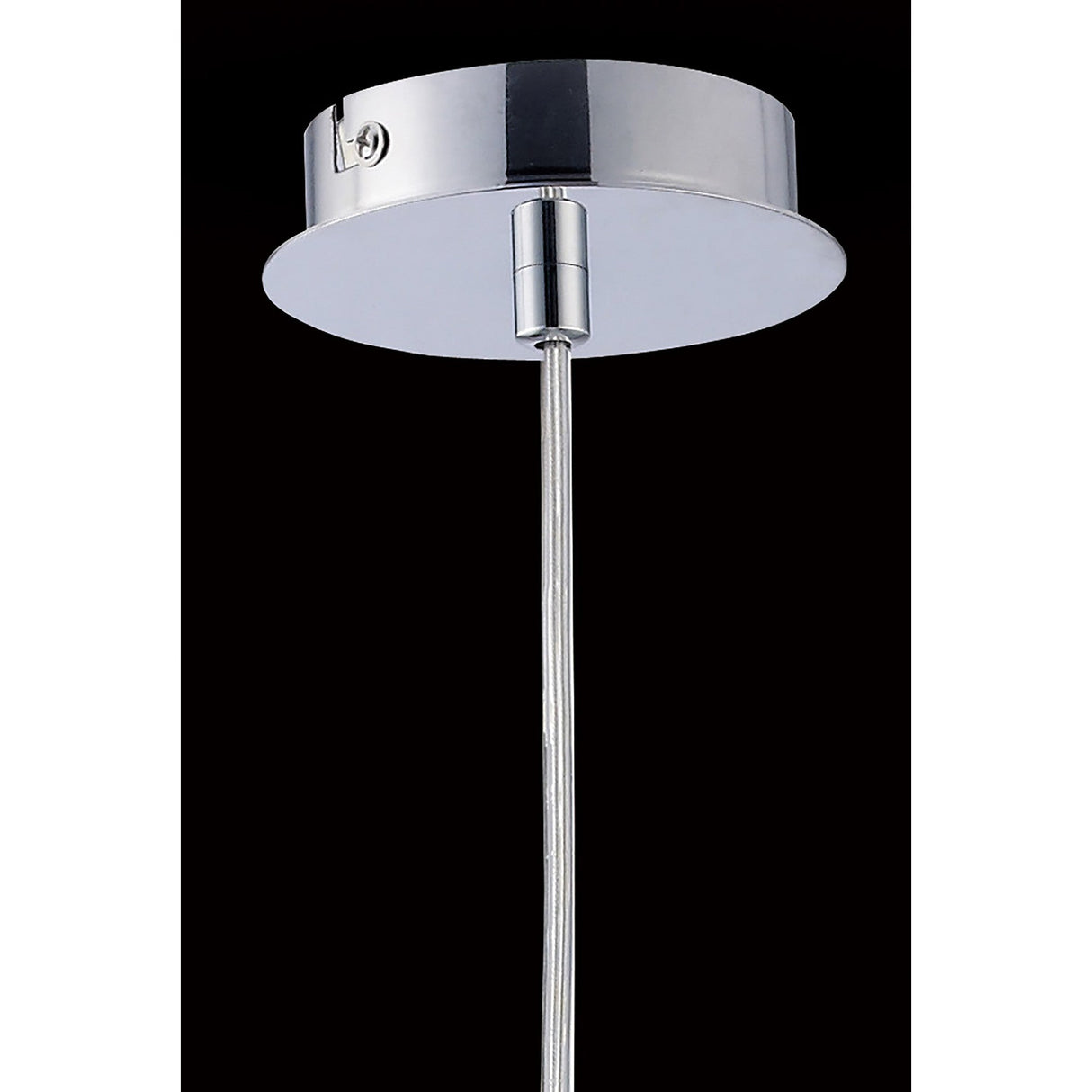 Amano 13cm 1 Light Crystal Pendant Light - Polished Chrome