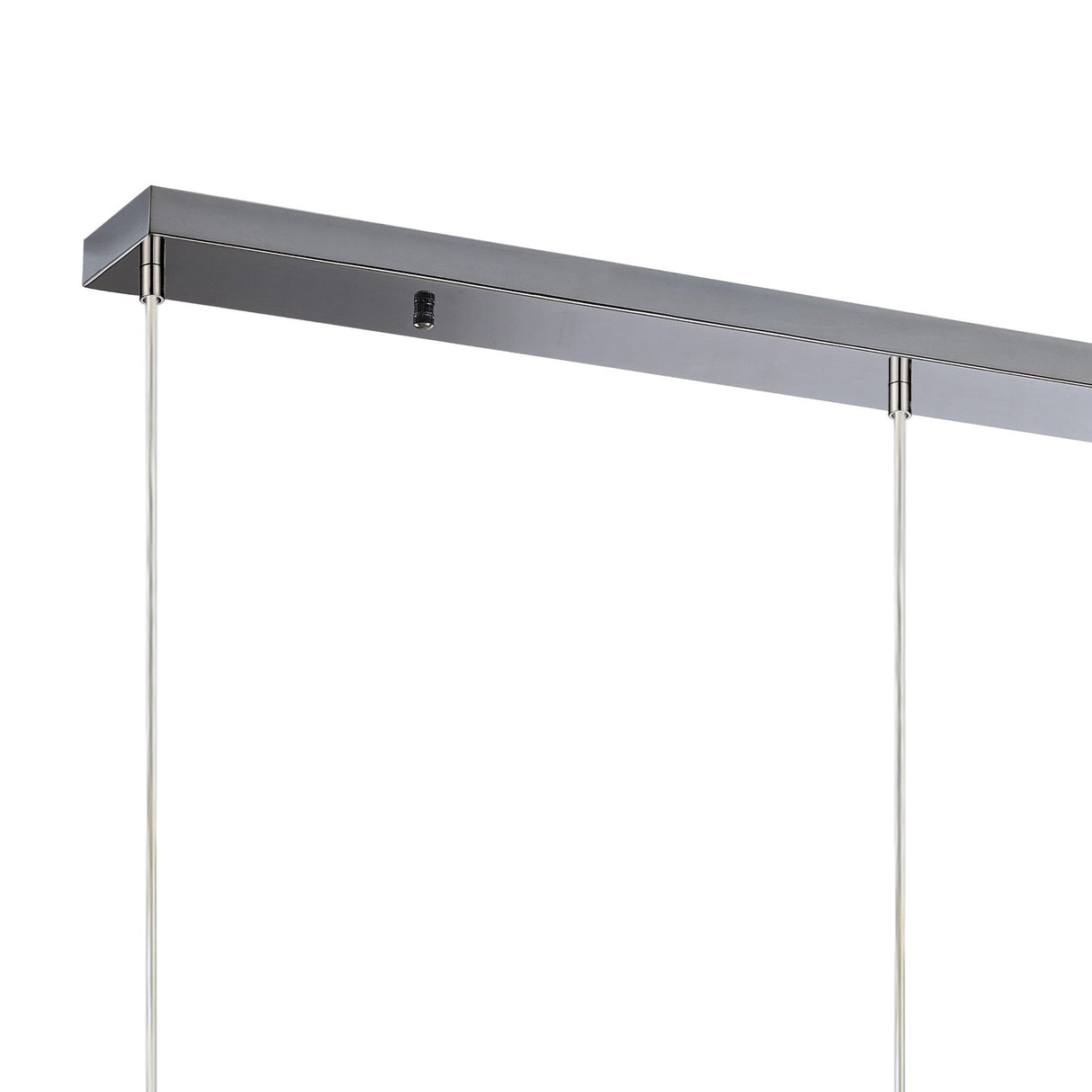 Amano Large 3 Light Crystal Bar Pendant Light - Polished Chrome