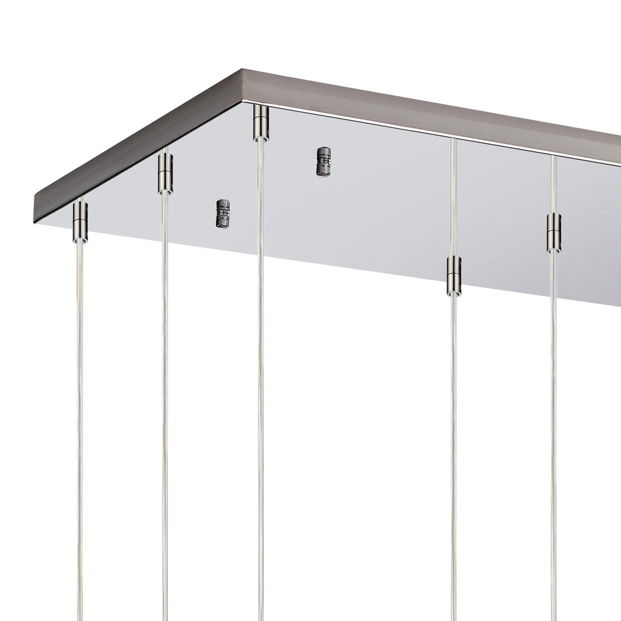 Amano 12 Light Crystal Bar Pendant Light - Polished Chrome