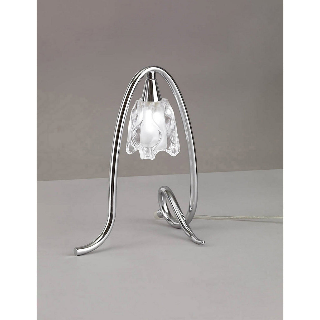 Amel 1 Light Table Lamp - Polished Chrome