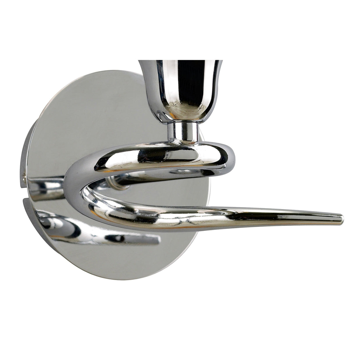 Amel 1 Light Wall Lamp - Polished Chrome