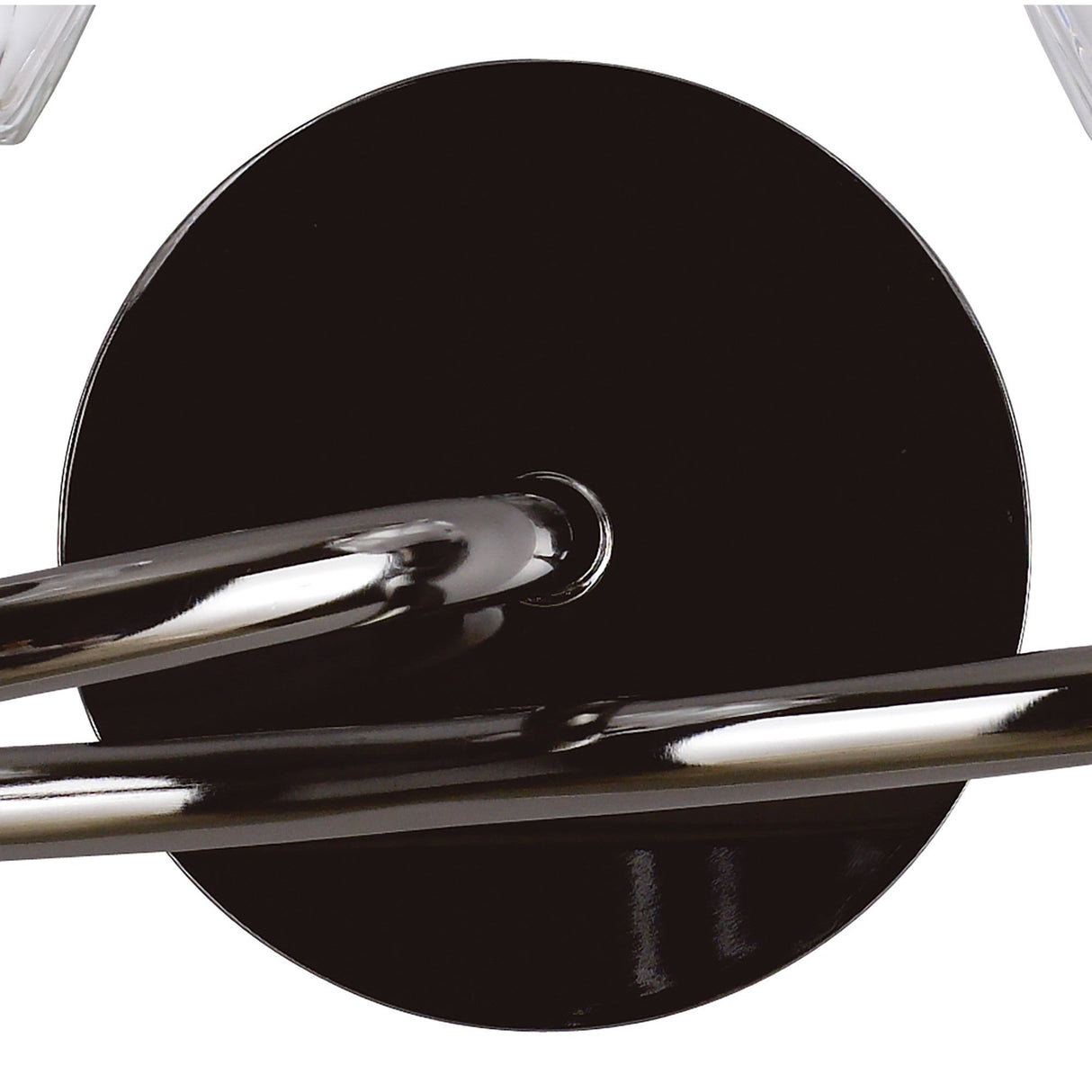 Amel 2 Light Wall Lamp - Black Chrome