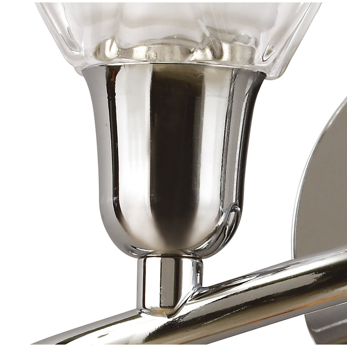 Amel 2 Light Wall Lamp - Polished Chrome