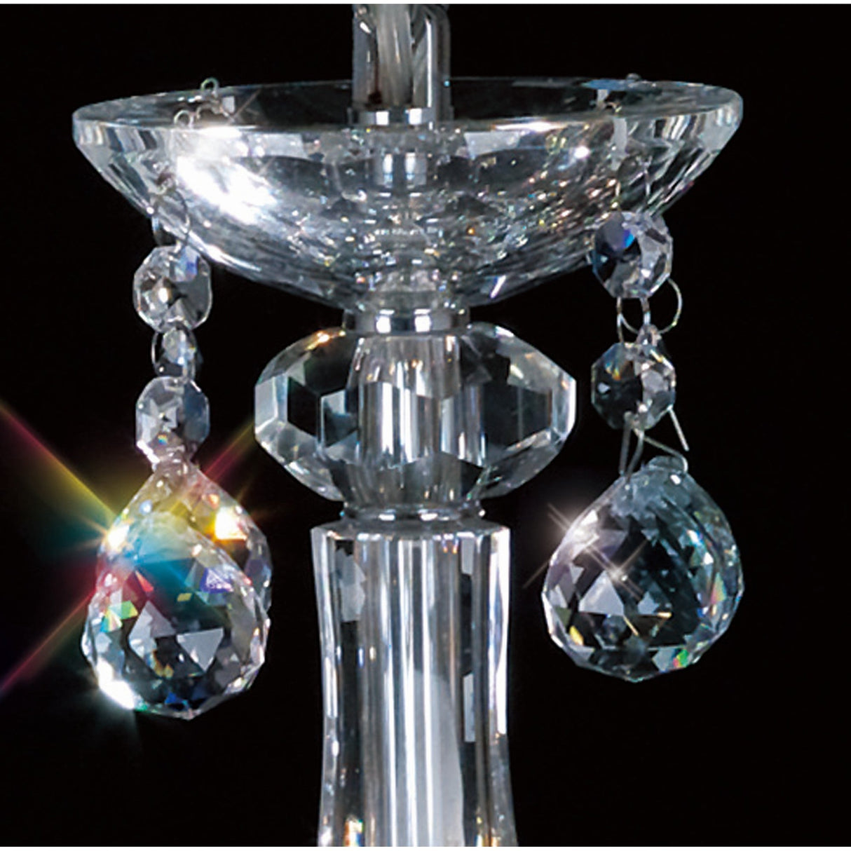 Amora 72cm 8 Light Crystal Chandelier - Polished Chrome