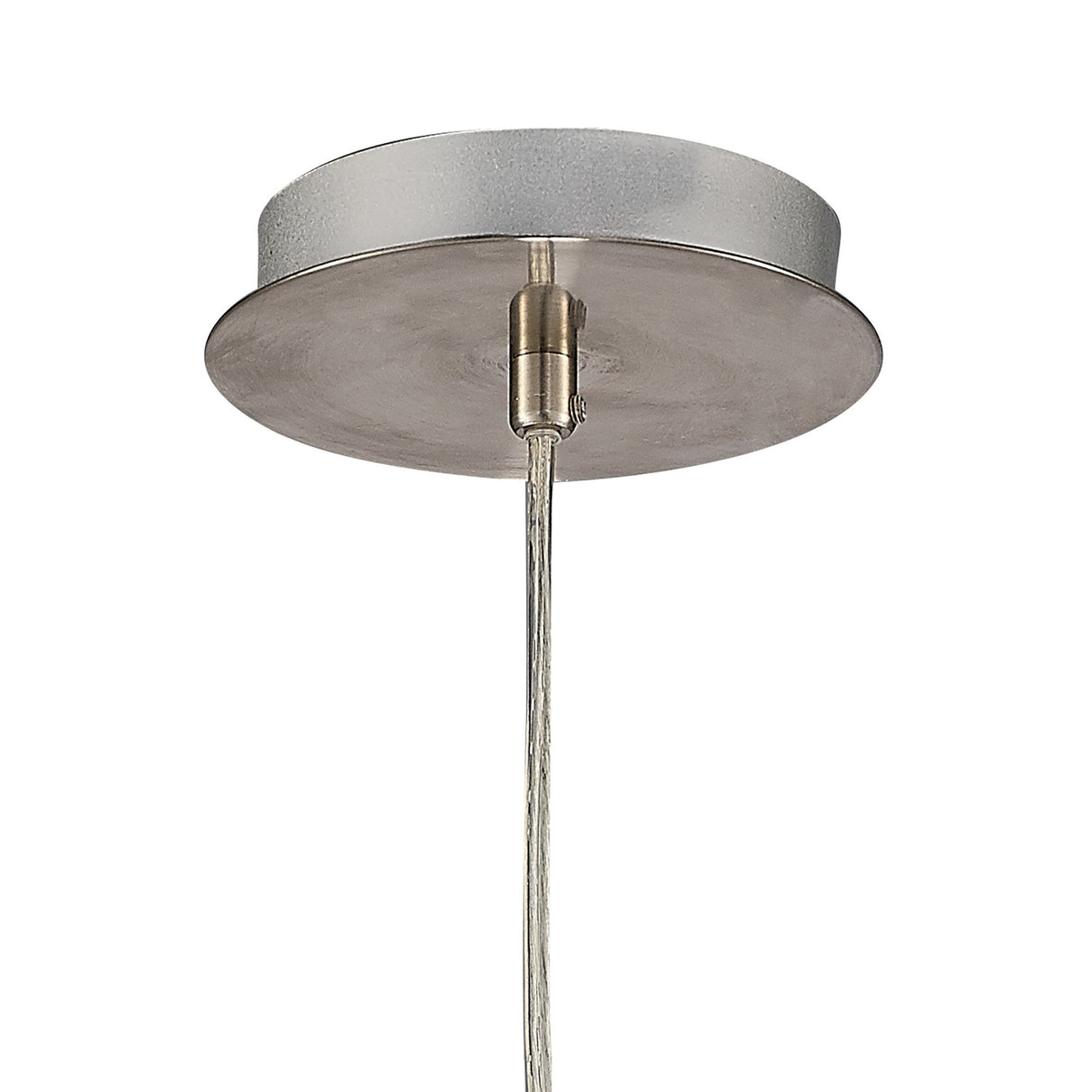 Andrea 19cm 1 Light Crystal Pendant Light - Satin Nickel