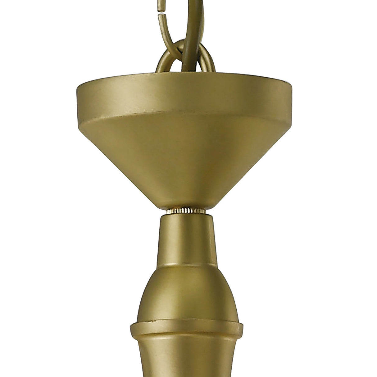Apollo 51cm 4 Light Crystal Chandelier - Satin Brass