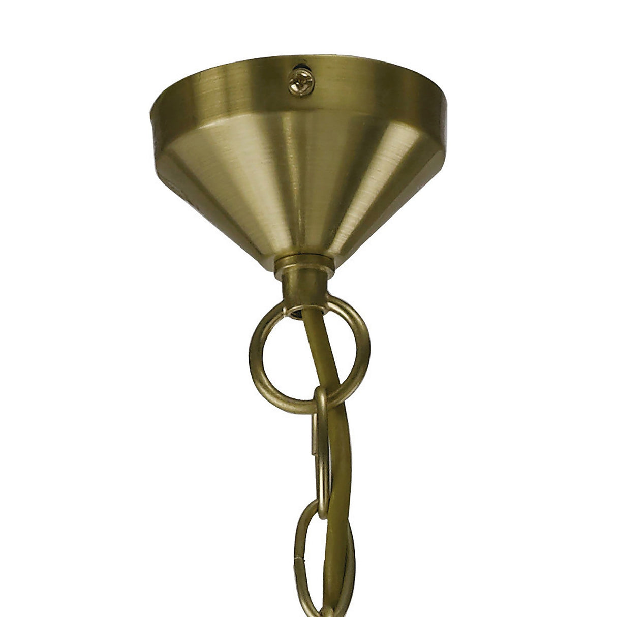 Apollo 51cm 8 Light Crystal Chandelier - Satin Brass