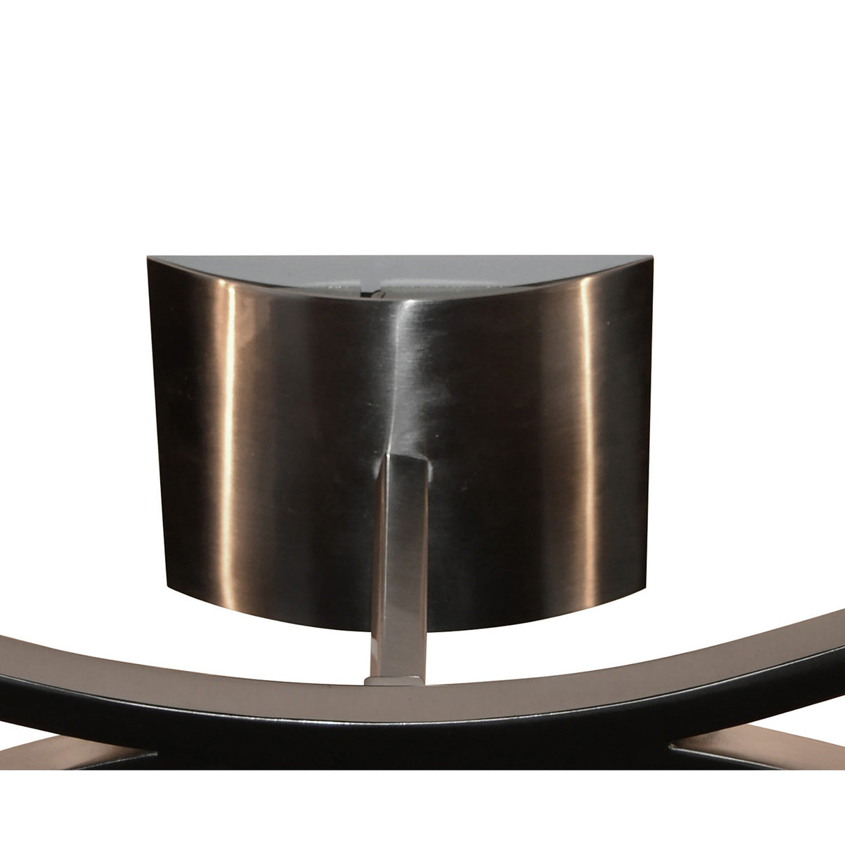 Arco 4 Light Semi-Flush Ceiling Light - Satin Nickel